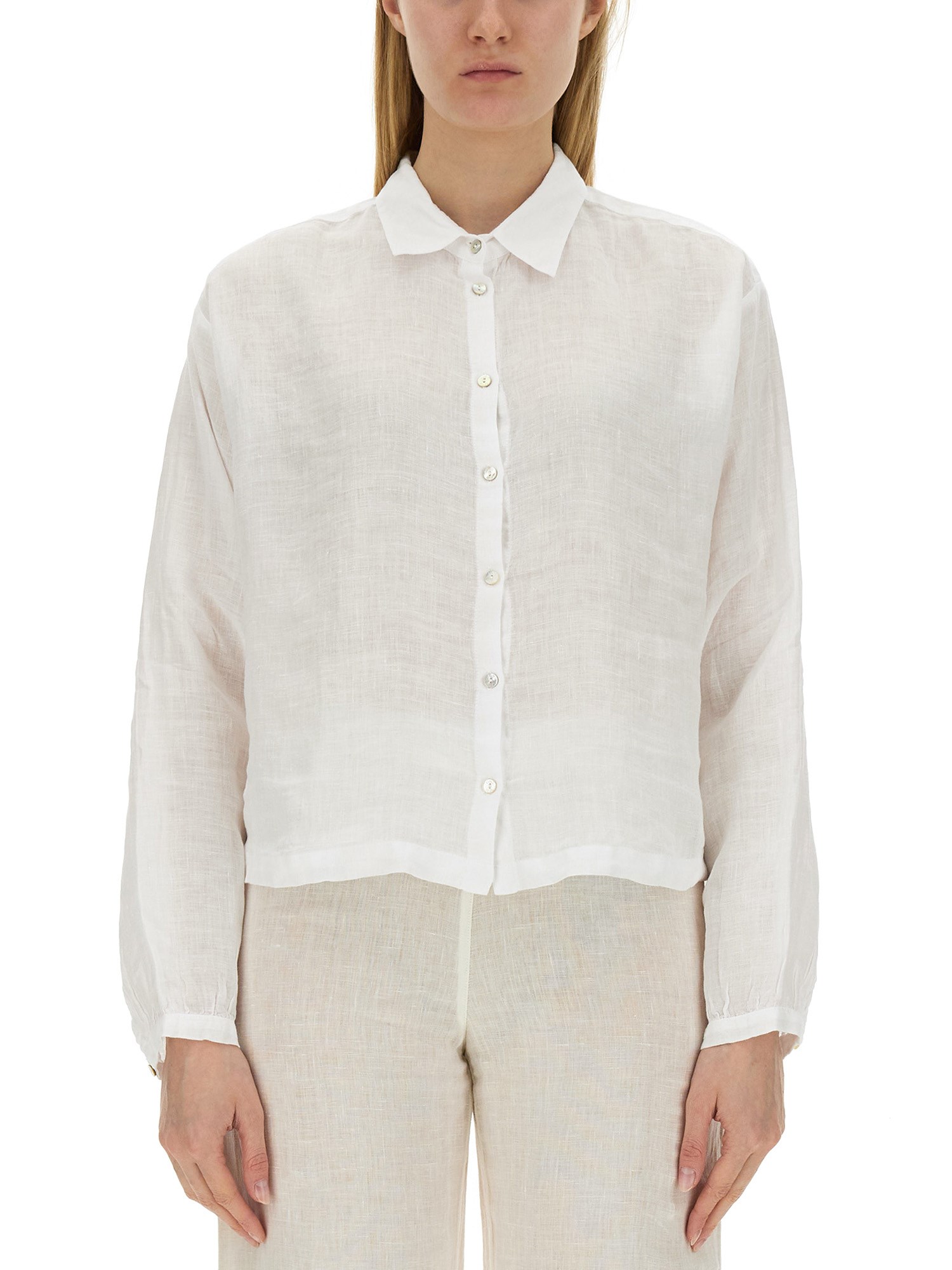 120% LINO    LINEN SHIRT