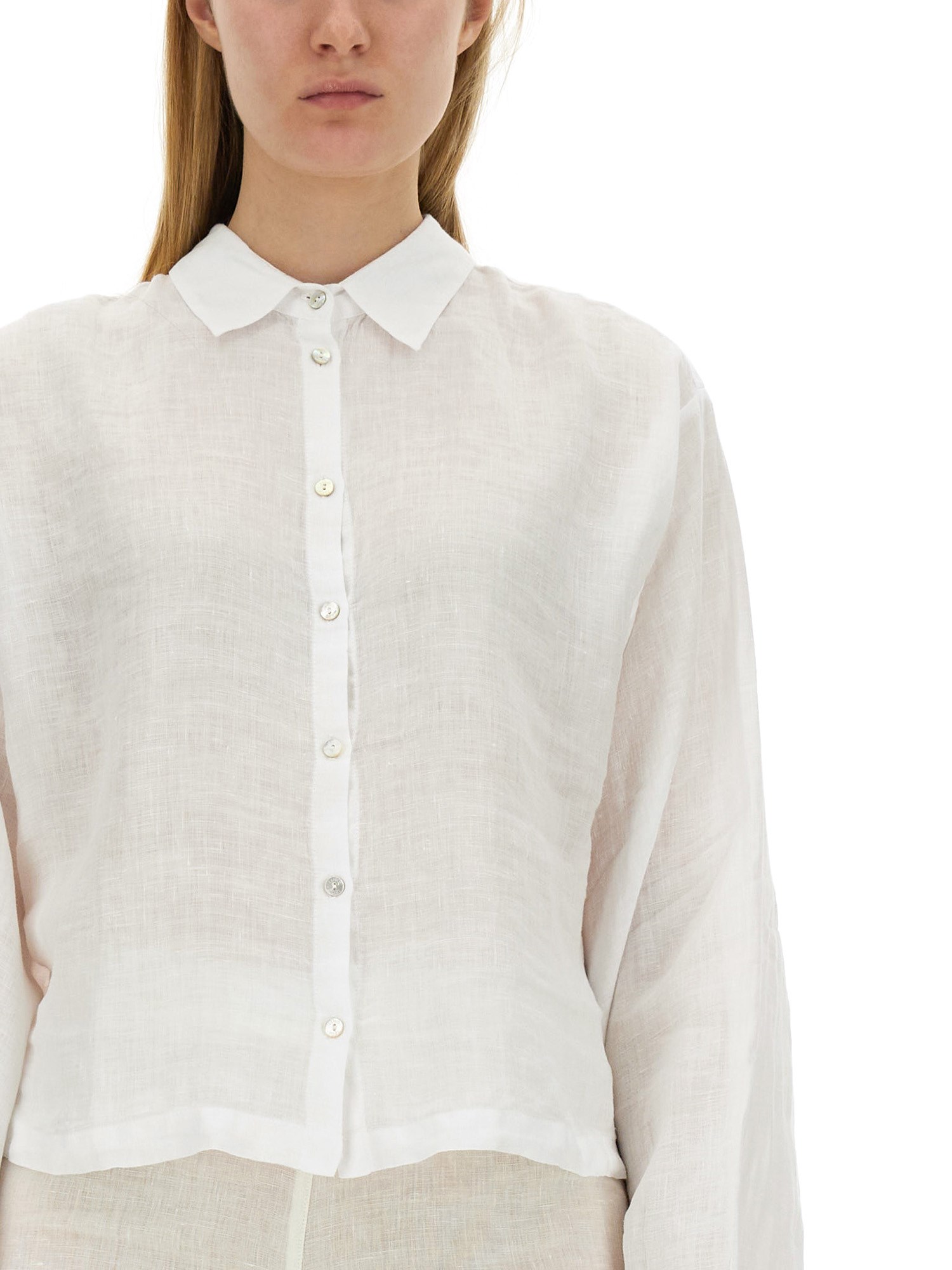 120% LINO    LINEN SHIRT