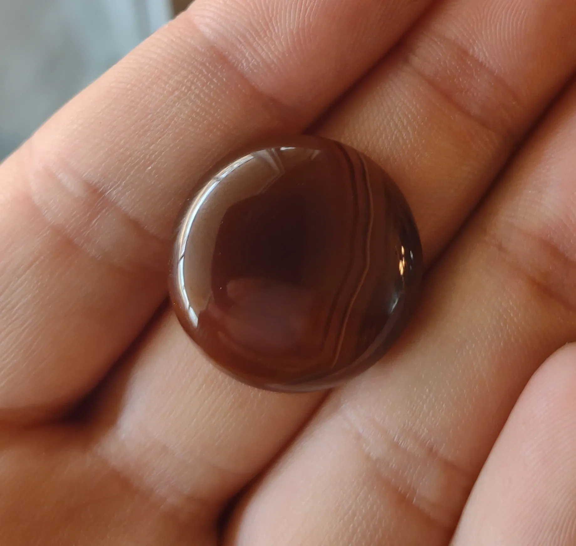 5.3 g BEAUTIFUL AGATE CABOCHON FRON ELDORADO BAR