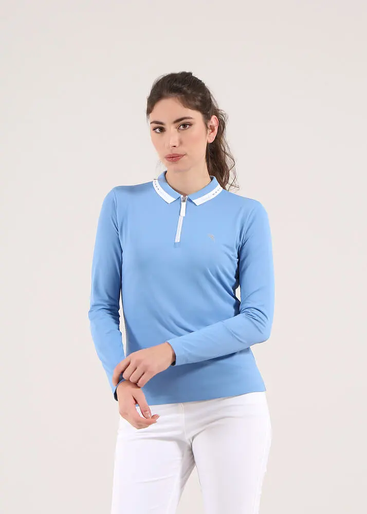 ABUELA | LIGHTWEIGHT SUNBLOCK LONG SLEEVE POLO