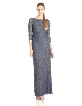 Adrianna Papell - Quarter Sleeve Lace Dress  91880500