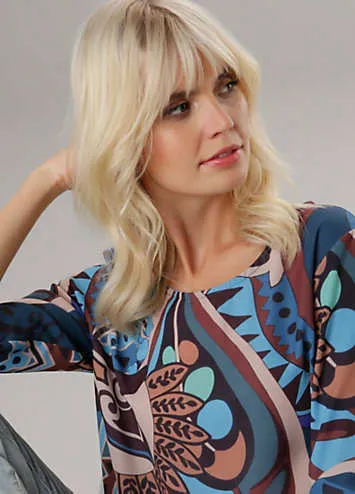 Aniston Printed Three-Quarter Length Sleeve Blouse | Grattan