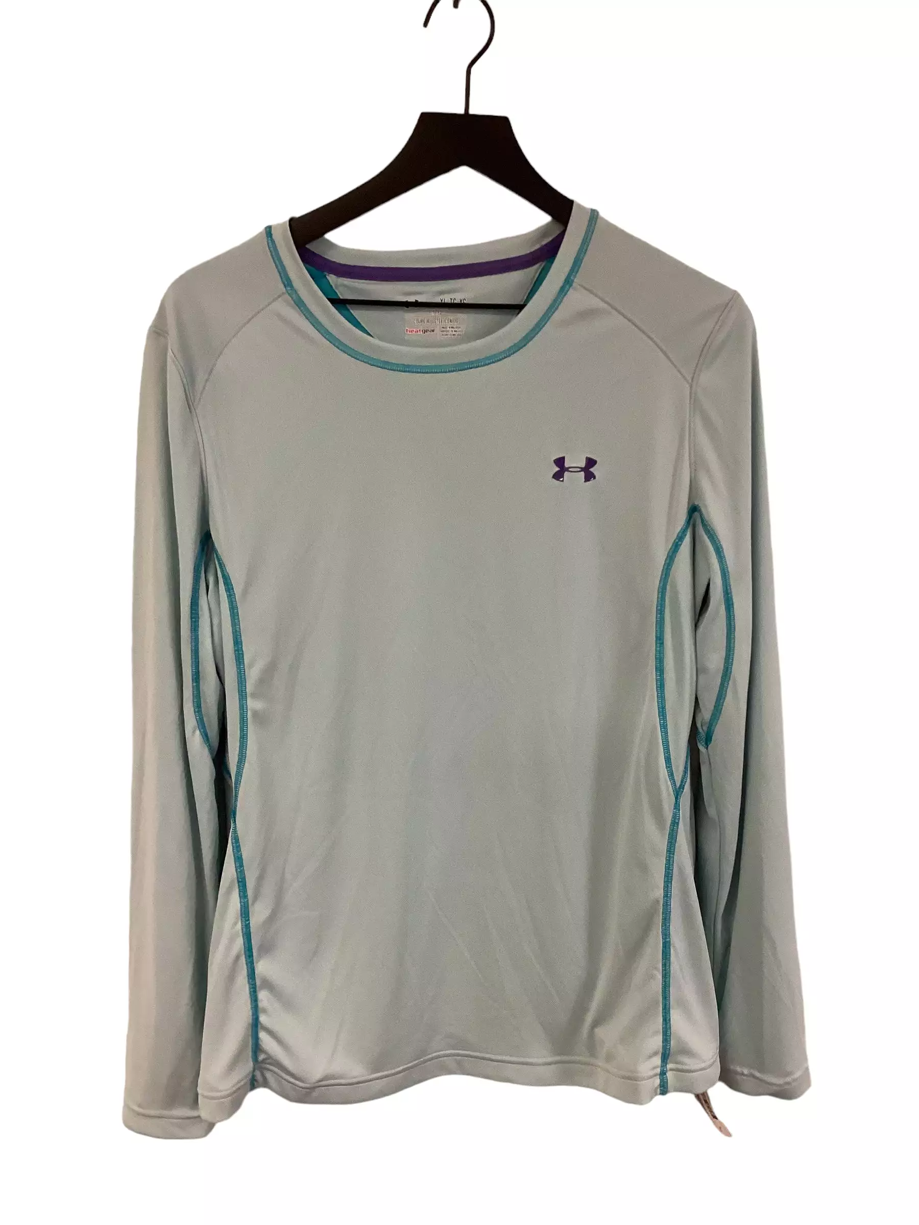 Athletic Top Long Sleeve Crewneck By Under Armour  Size: Xl