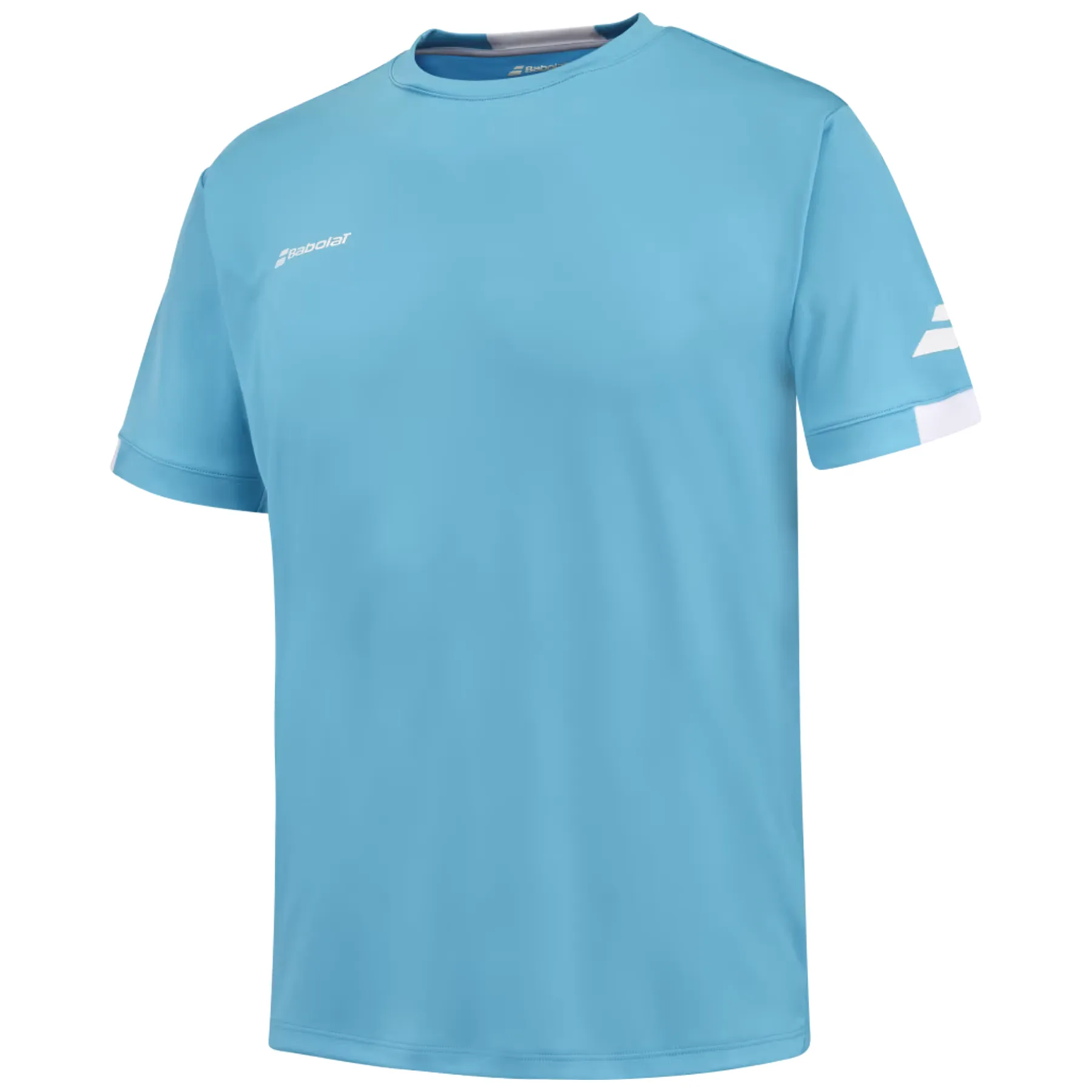 Babolat Play Crew Neck Tee Man 4124 - Cyan Blue