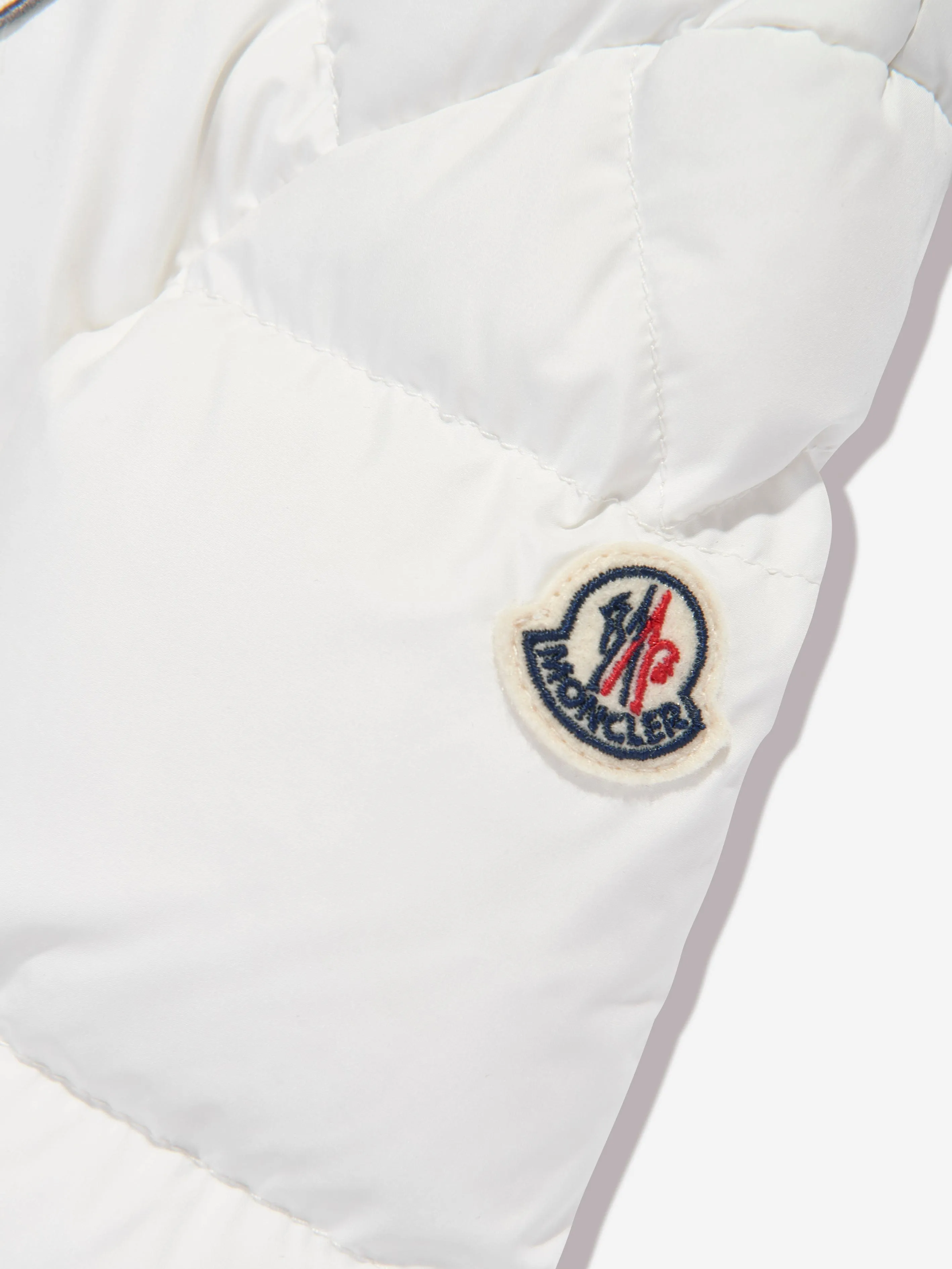 Baby Down Padded Sanyu Jacket in White