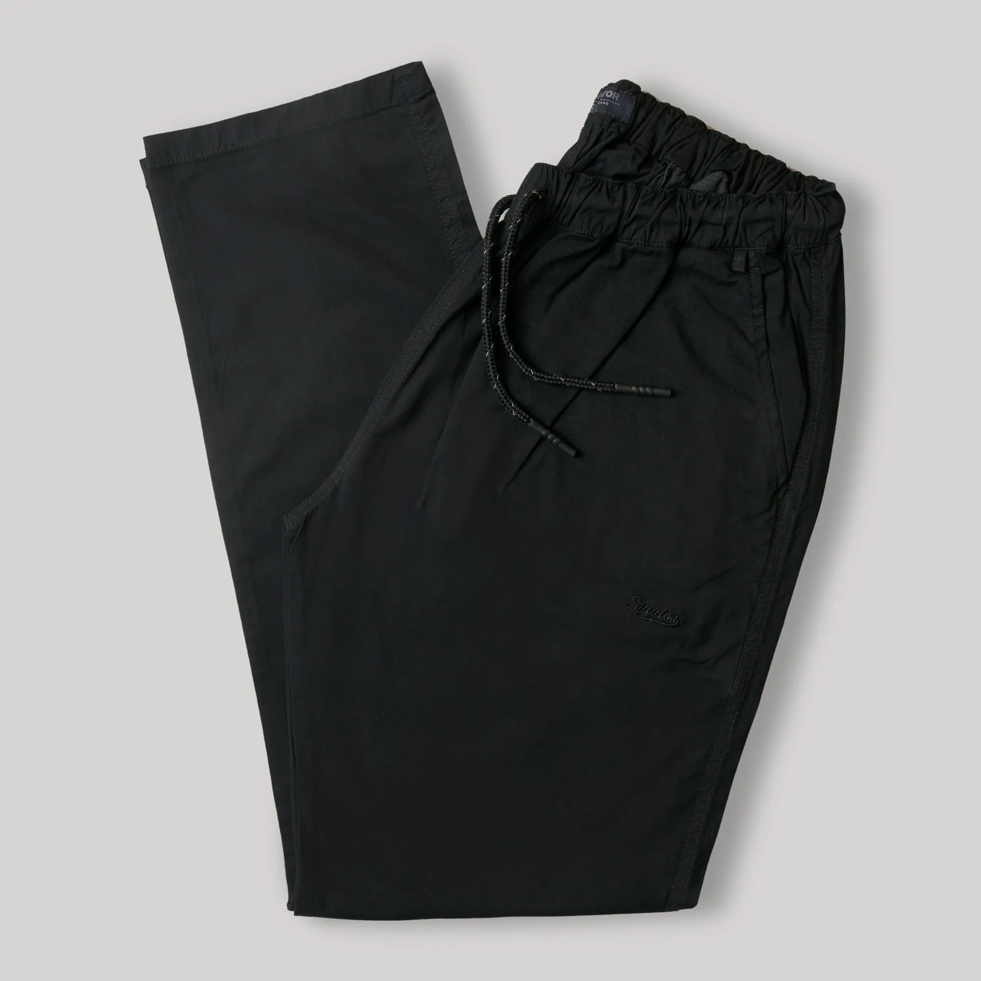 BLACK CASUAL TROUSERS