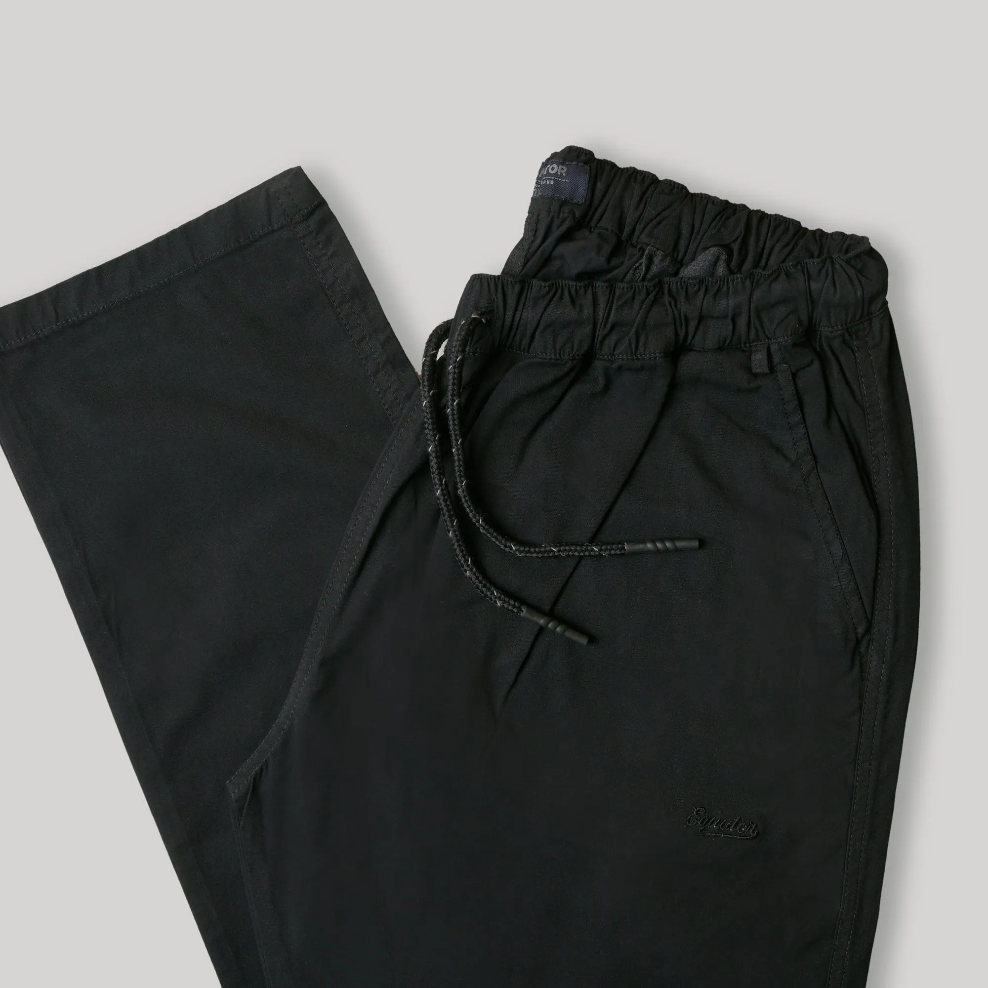 BLACK CASUAL TROUSERS