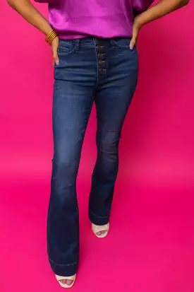 Brandi Judy Blue Trouser Flares