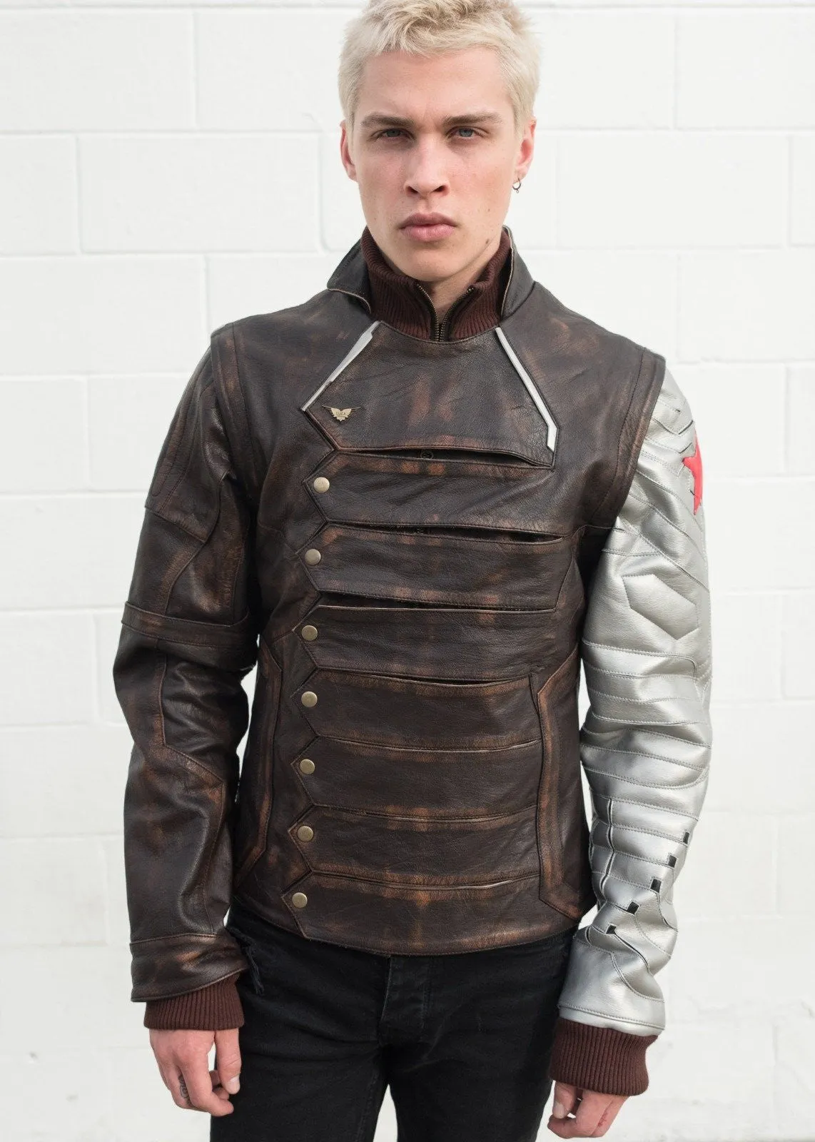 Buy Mens Bucky Barnes Winter Soldier Leather Jacket | LucaJackets