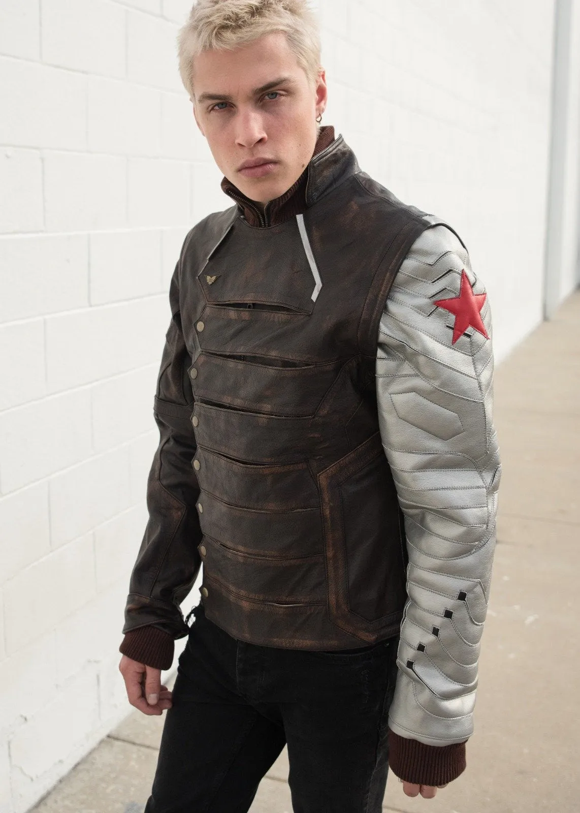 Buy Mens Bucky Barnes Winter Soldier Leather Jacket | LucaJackets