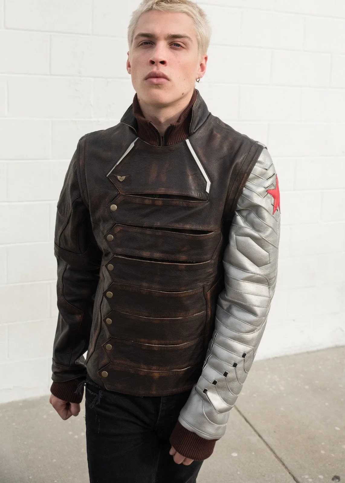 Buy Mens Bucky Barnes Winter Soldier Leather Jacket | LucaJackets