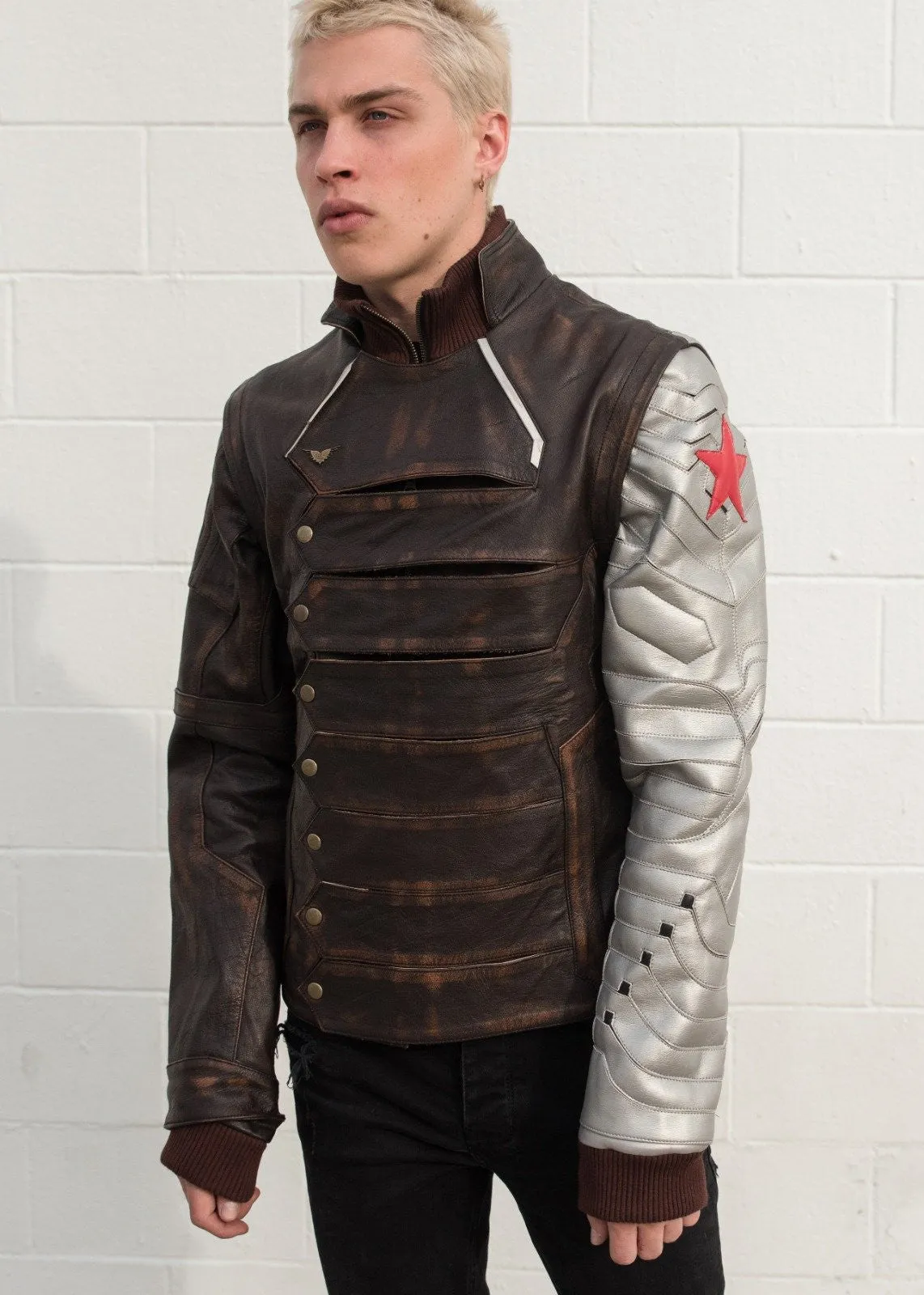 Buy Mens Bucky Barnes Winter Soldier Leather Jacket | LucaJackets