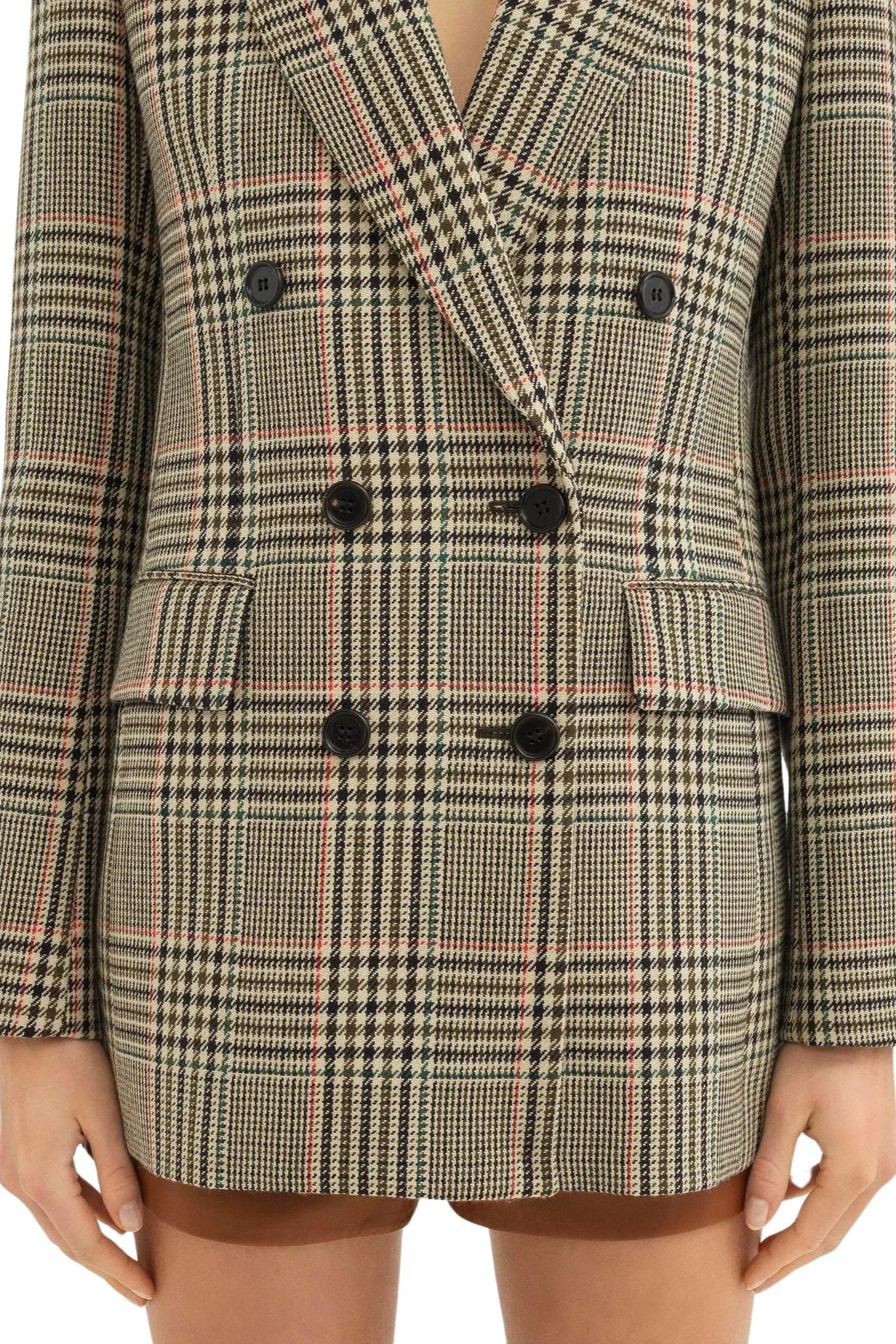 Chloe Prince of Wales Wool Tailored Jacket