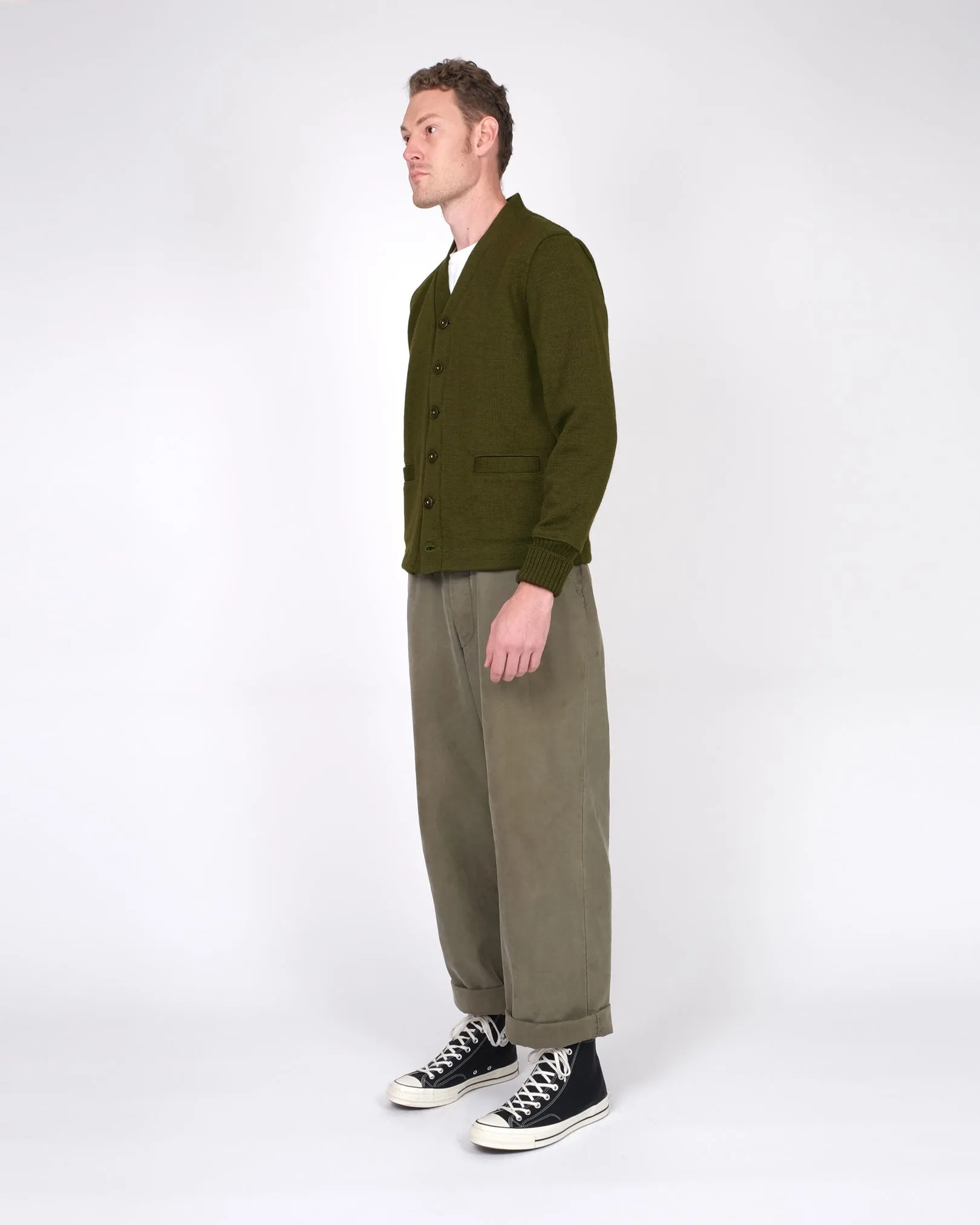 Classic Cardigan - Loden