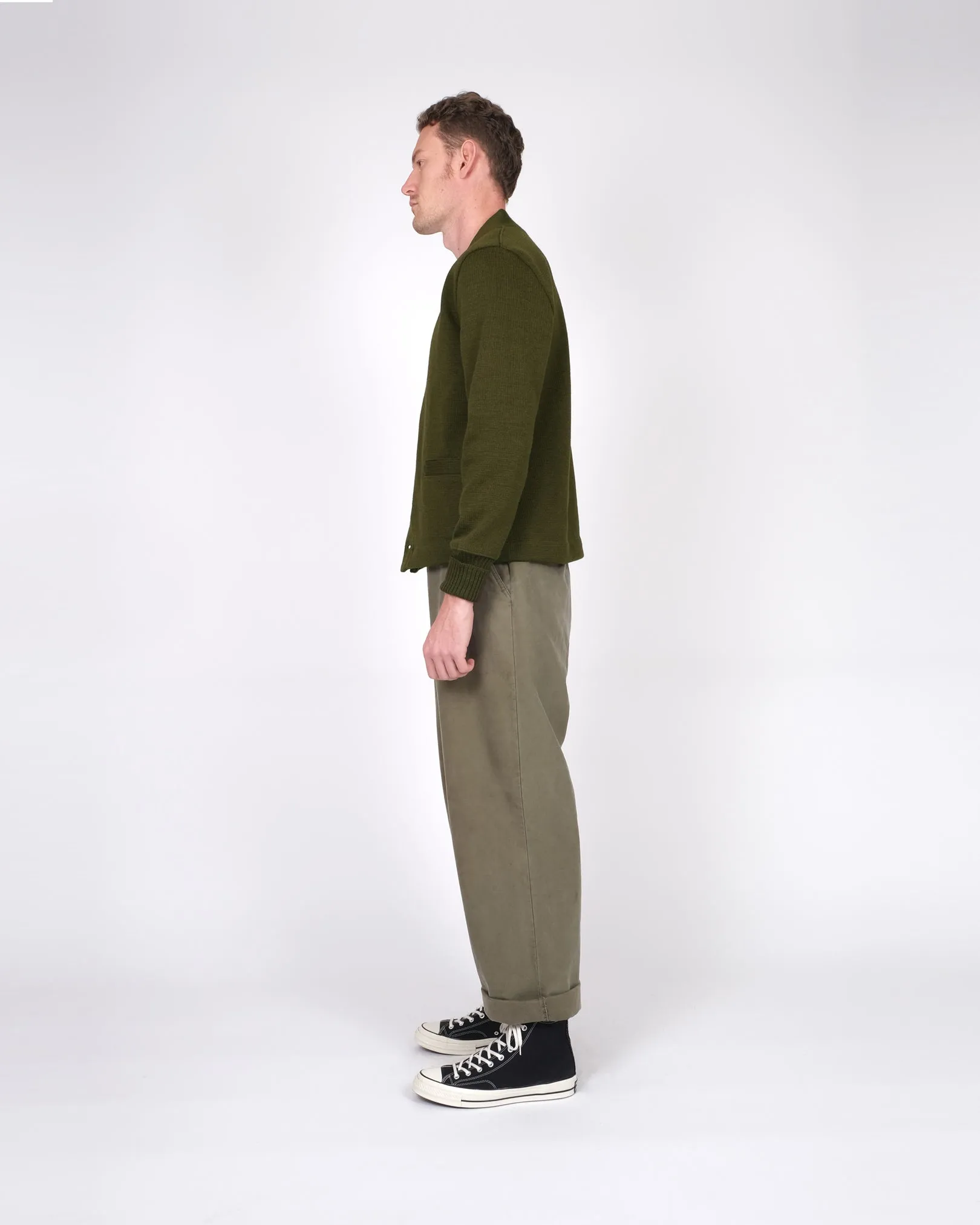 Classic Cardigan - Loden