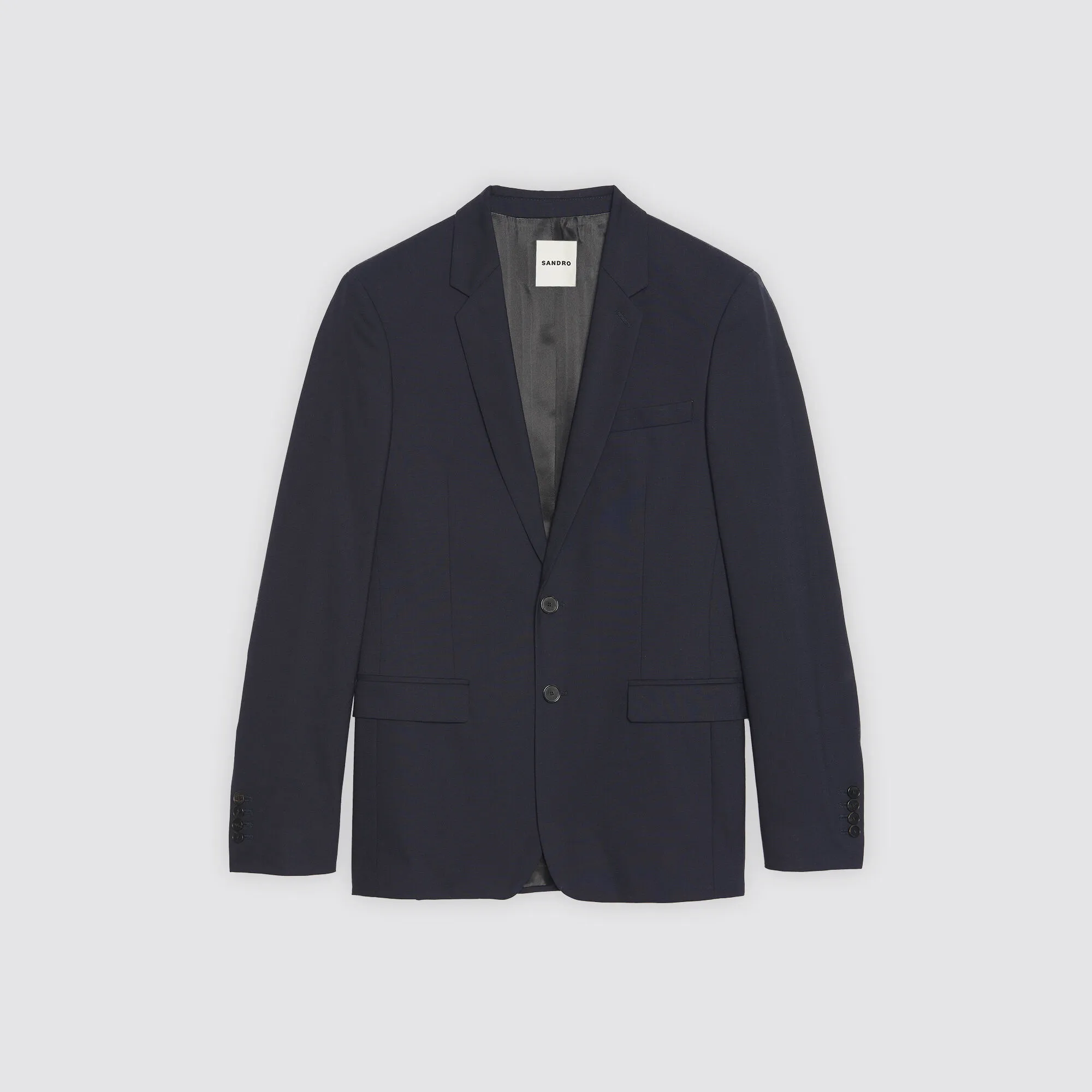 Classic wool suit jacket