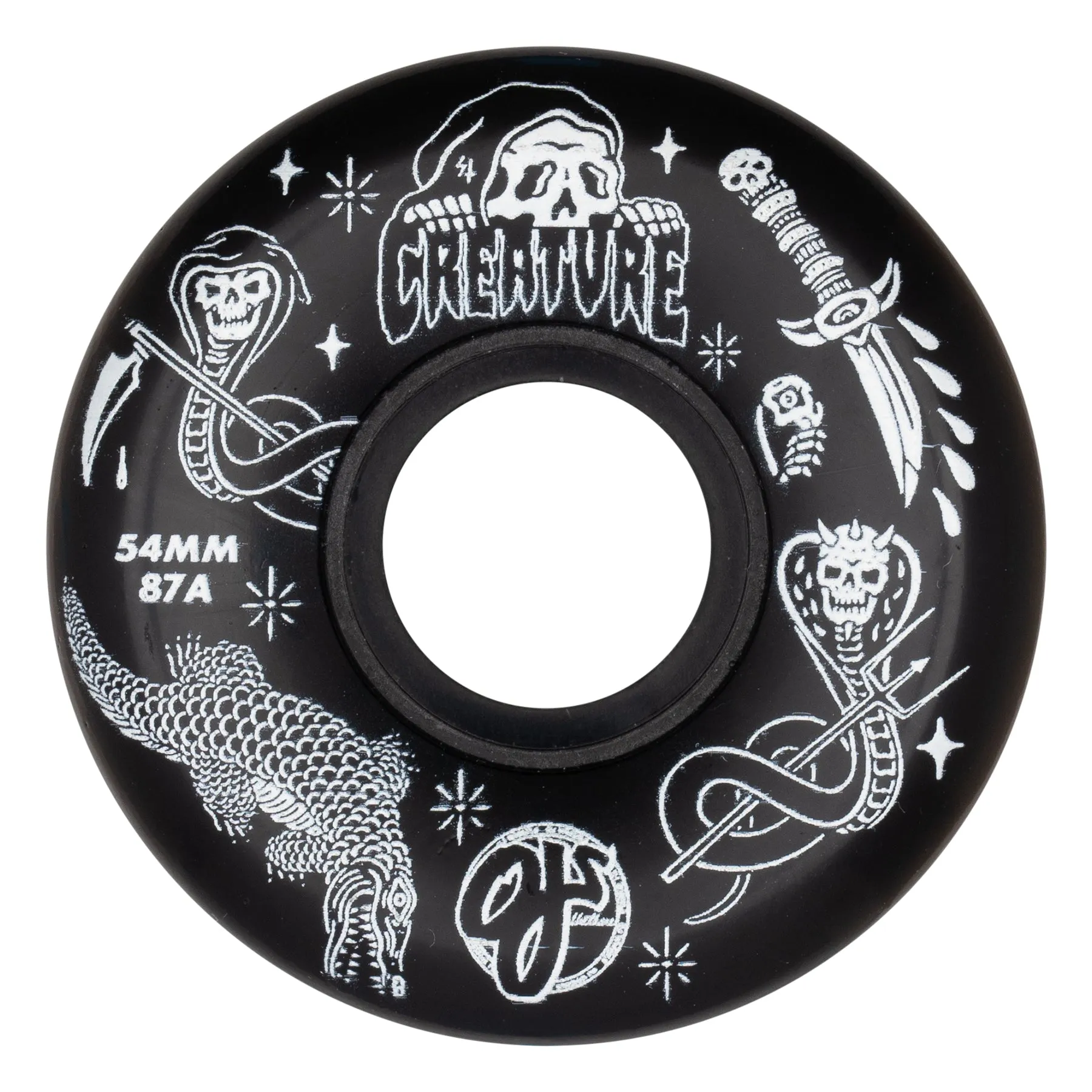 Creature Wheels Trippy Tanks Keyframe Black 54mm 87a