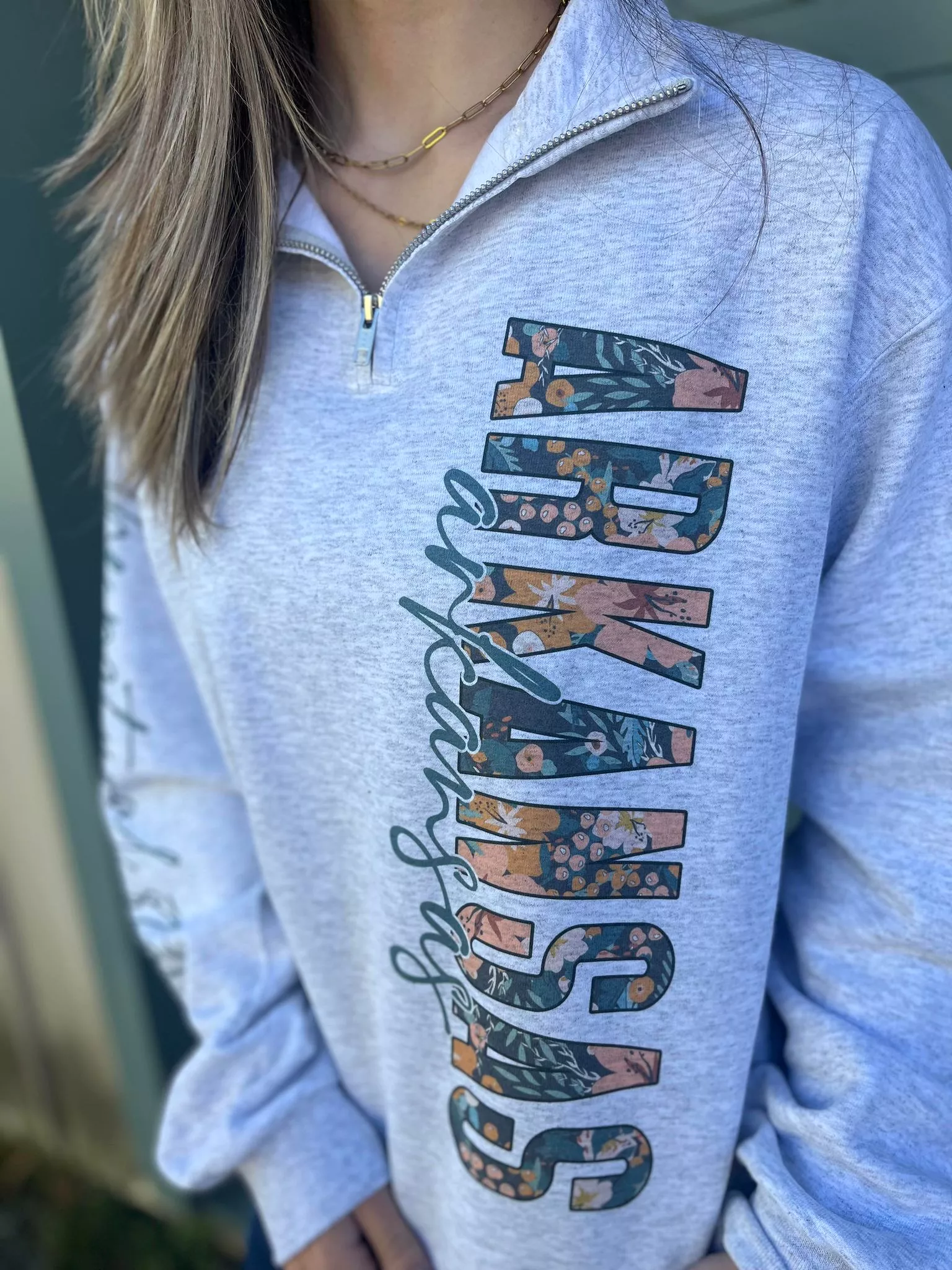 Custom State Quarter Zip Sweatshirt