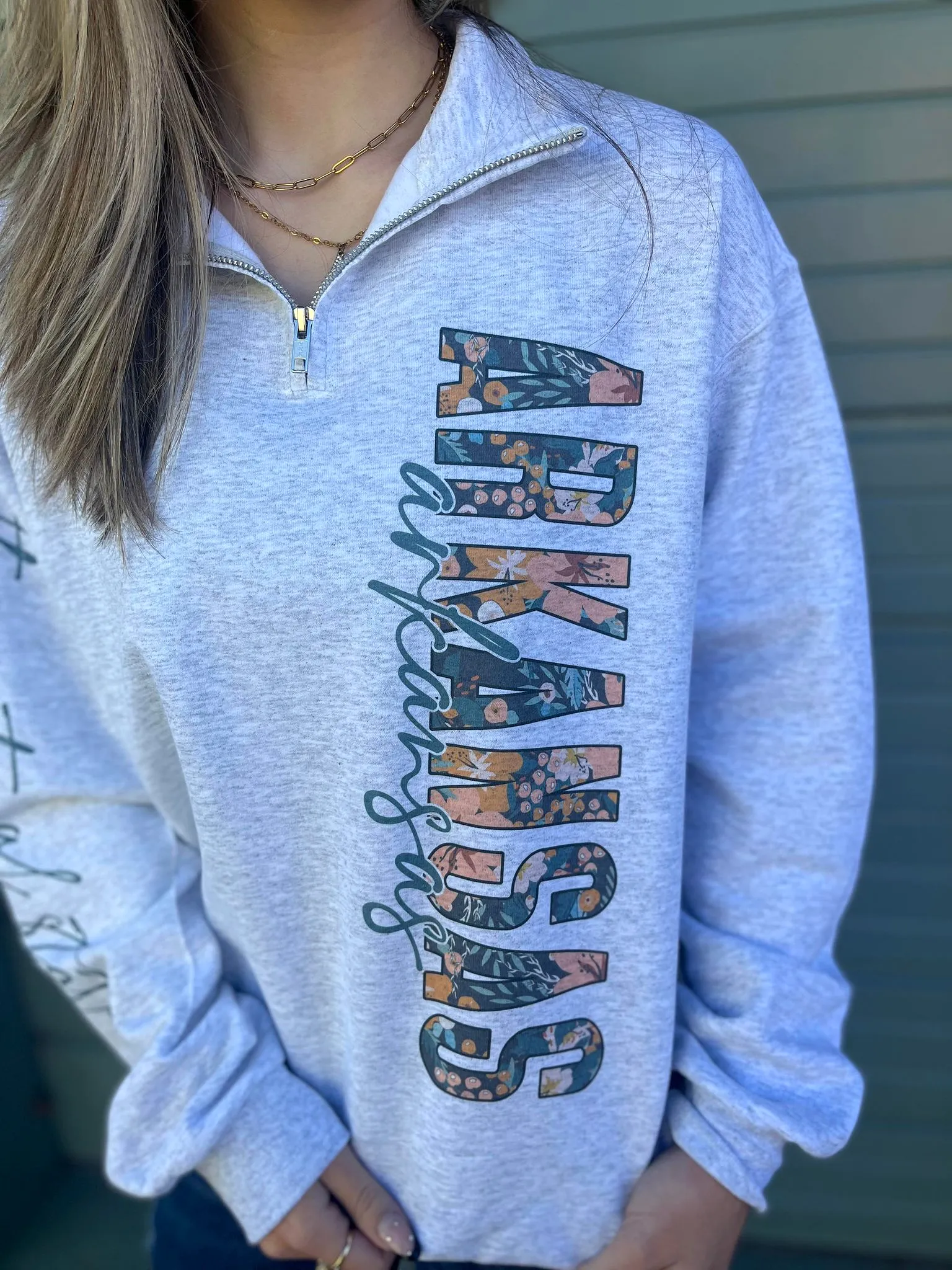 Custom State Quarter Zip Sweatshirt