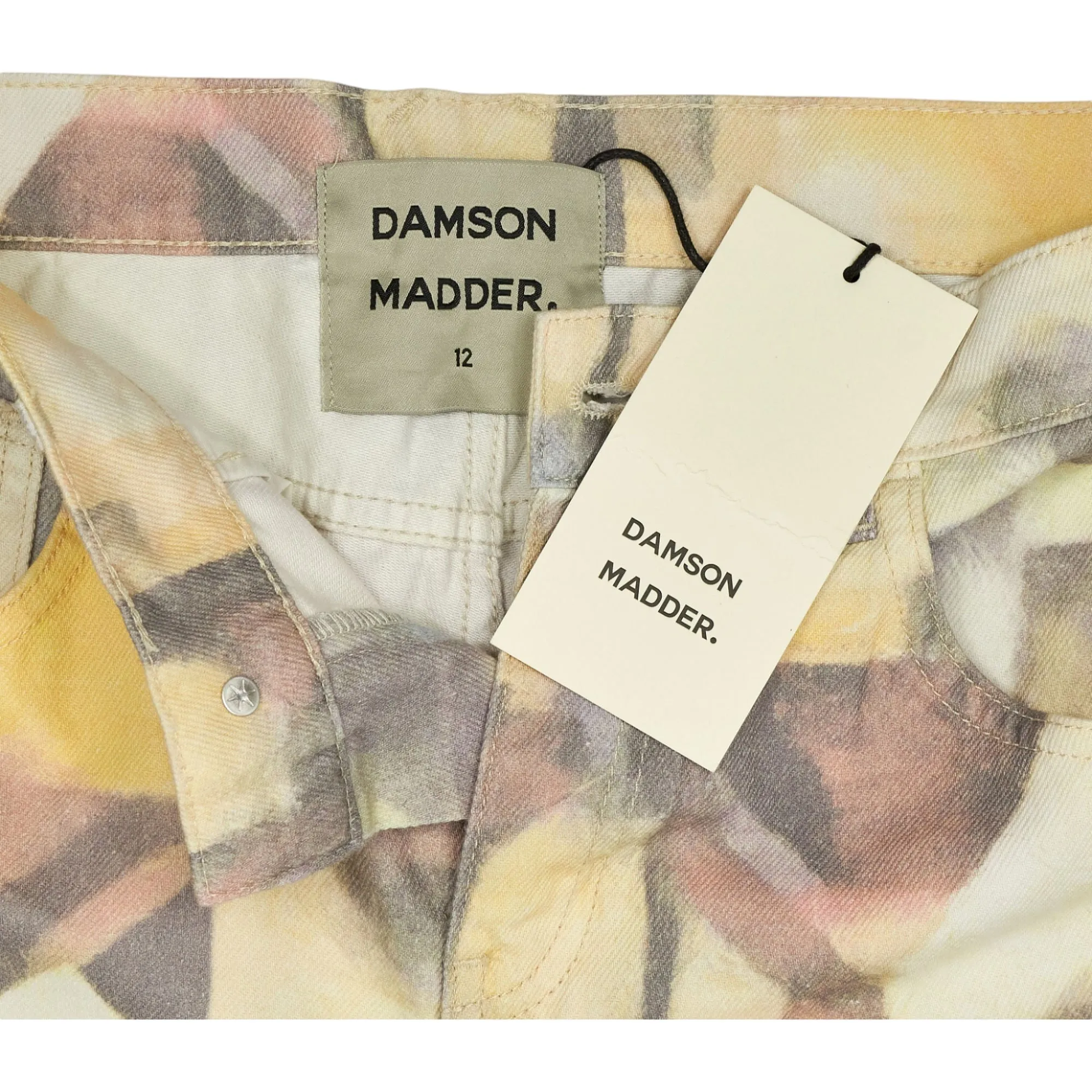 Damson Madder Abstract Pattern Jeans