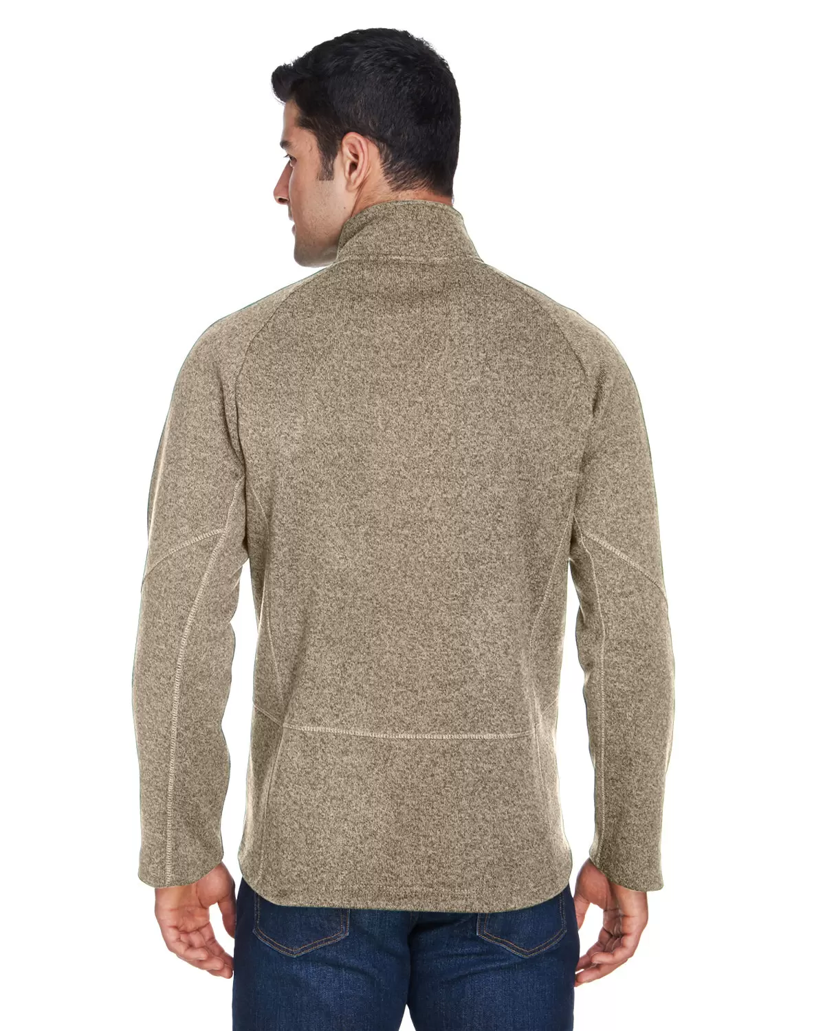 DG792 Devon & Jones Adult Bristol Sweater Fleece Quarter-Zip SKU: DG792