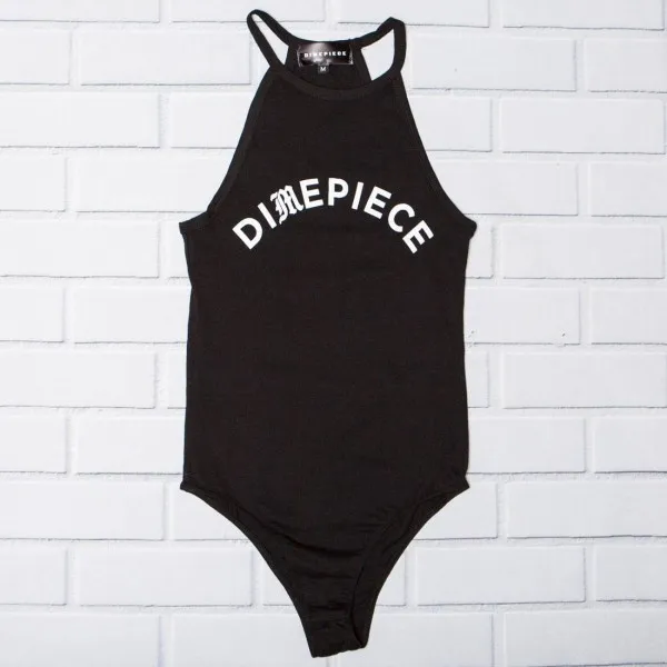 Dimepiece Women Old English Dime Bodysuit - BAIT Exclusive (black)