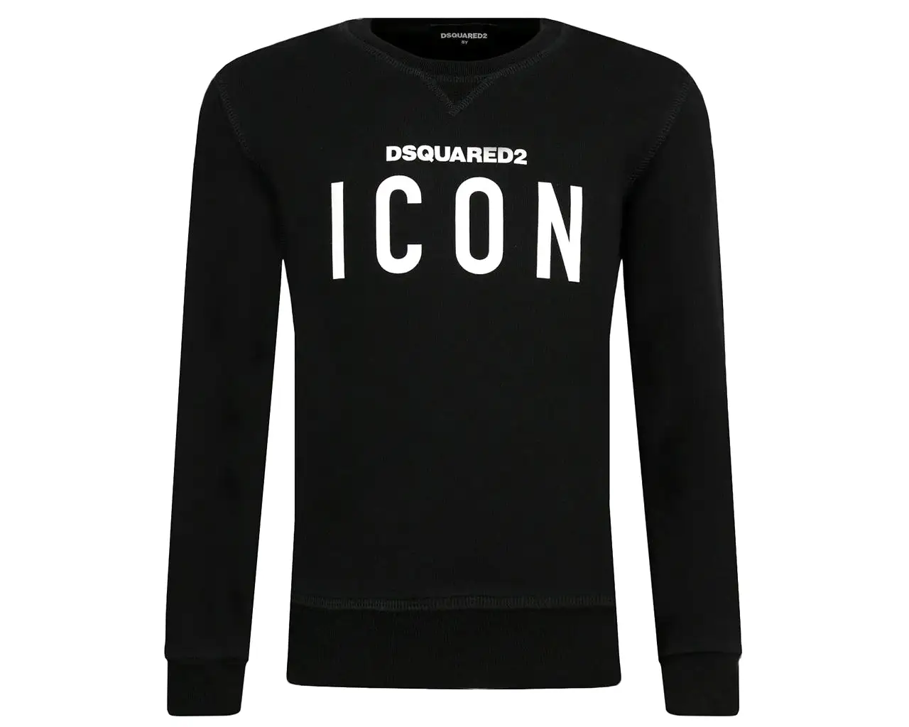 Dsquared2 Junior's D2S248U Icon Crew Neck Sweatshirt Black