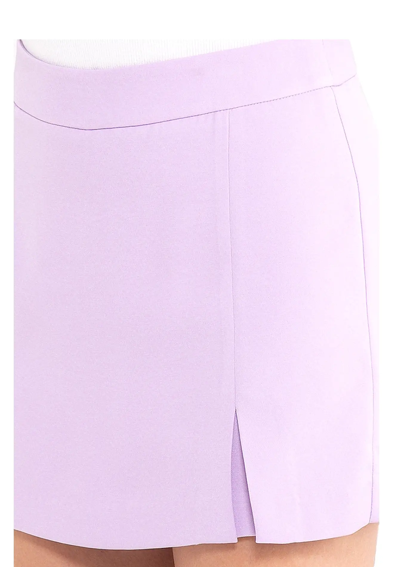 ELLE Apparel A-Line Split-Hem Skirt