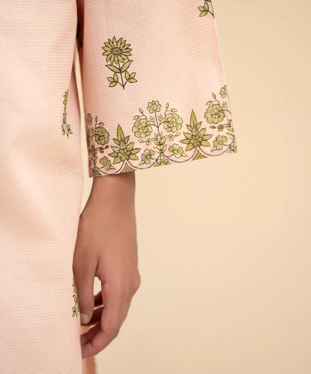 Embroidered Zari Lawn Shirt