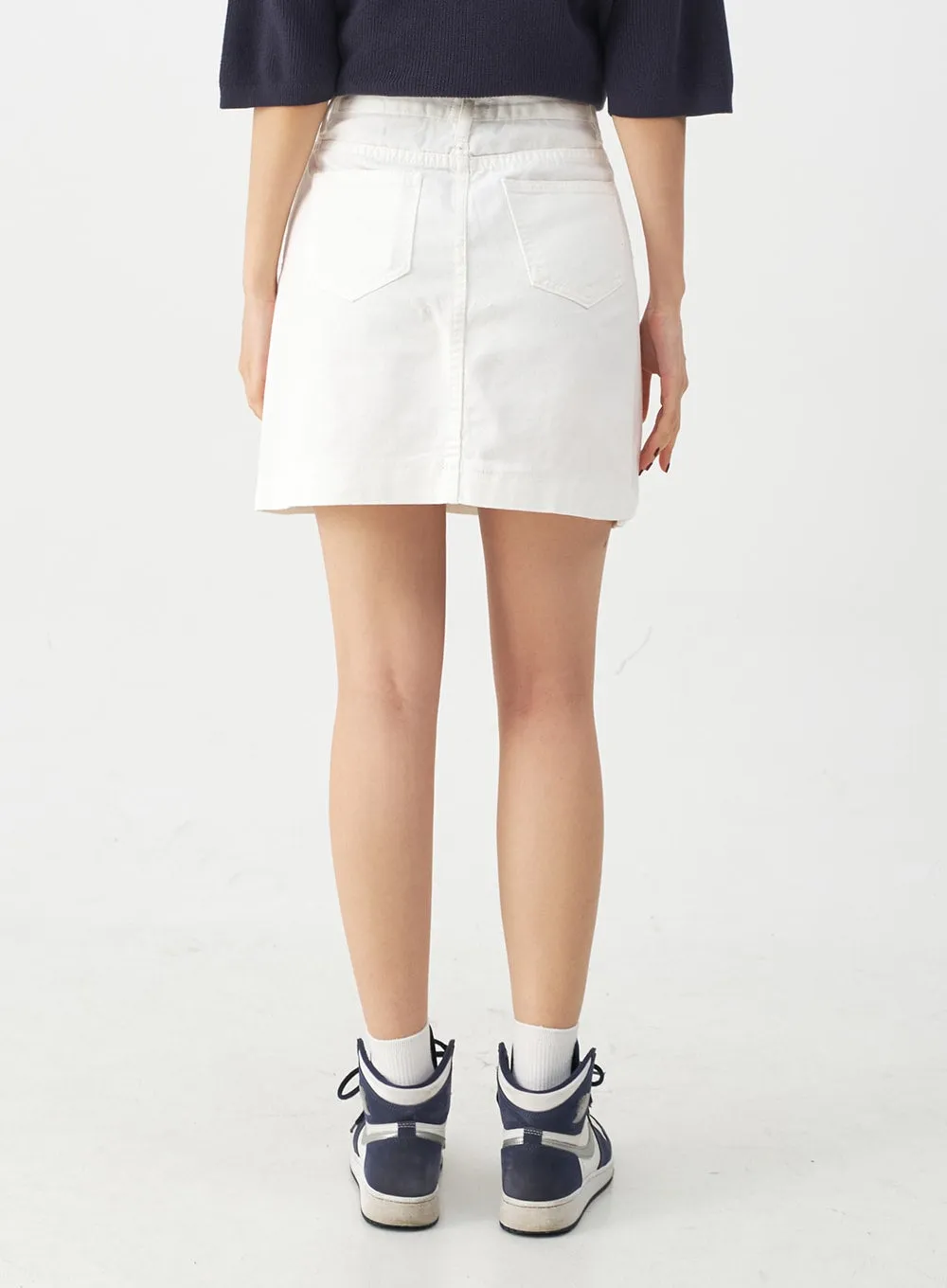 Everyday A Line Cotton Skirt CJ10