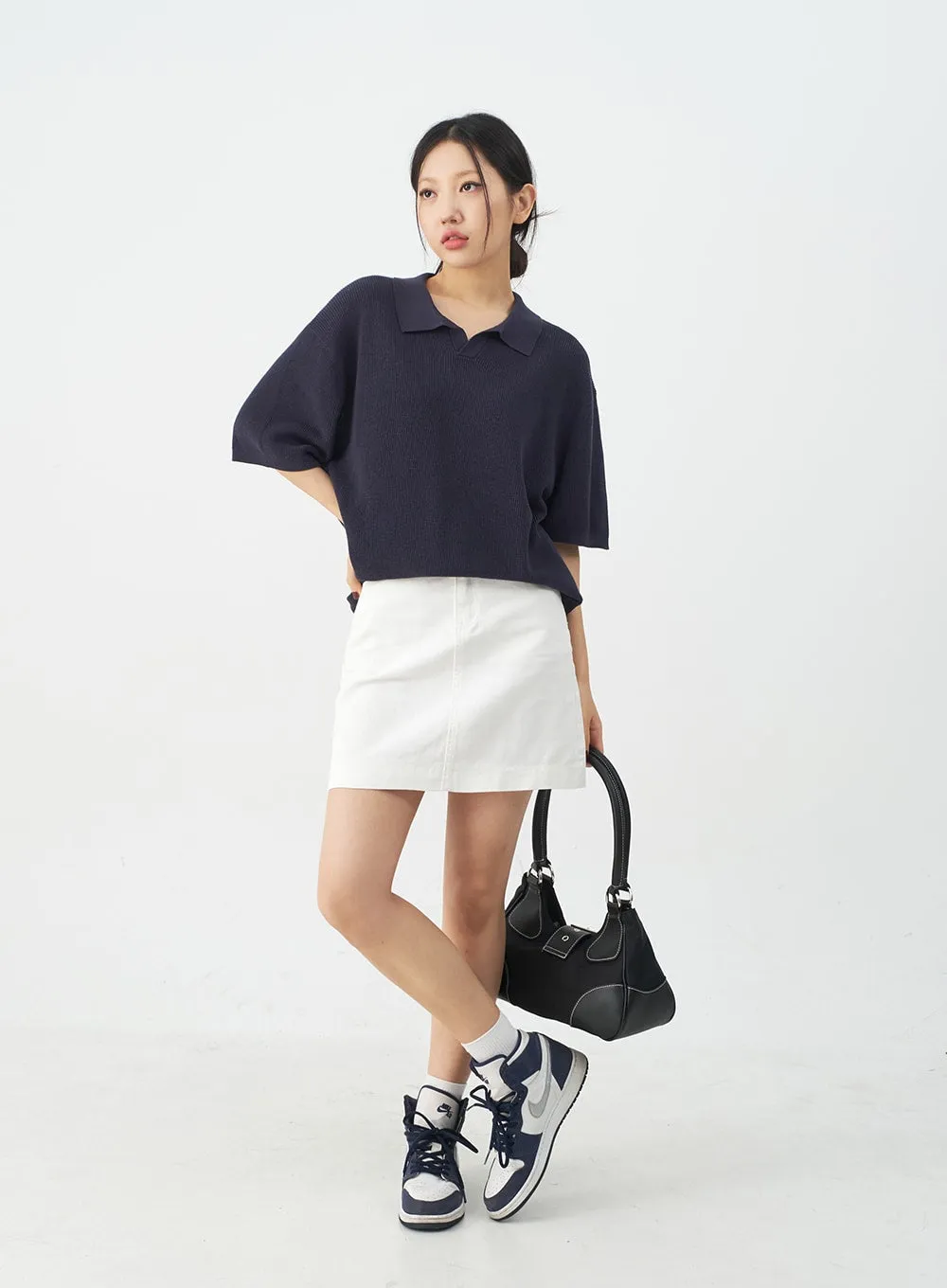 Everyday A Line Cotton Skirt CJ10