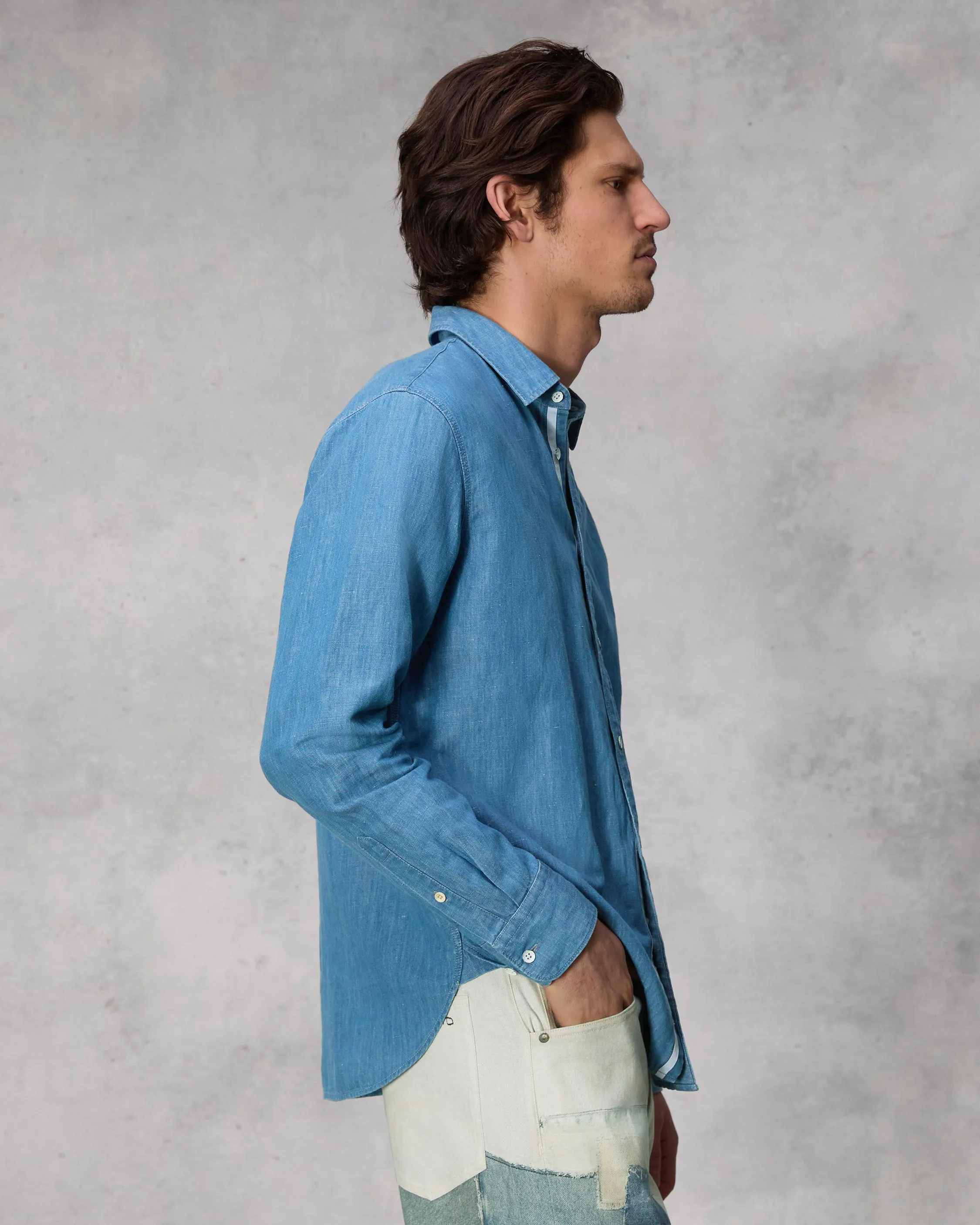 Finch Linen Denim Shirt