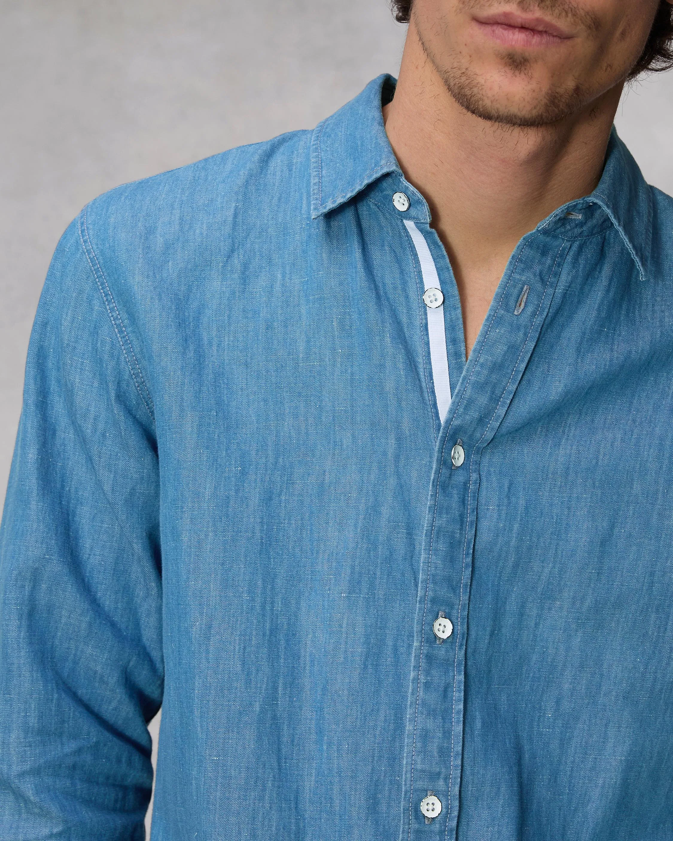 Finch Linen Denim Shirt