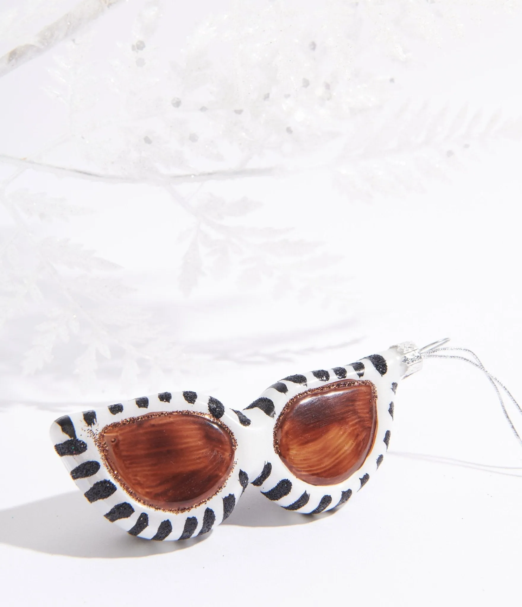 Haute Sunglasses Glass Ornament