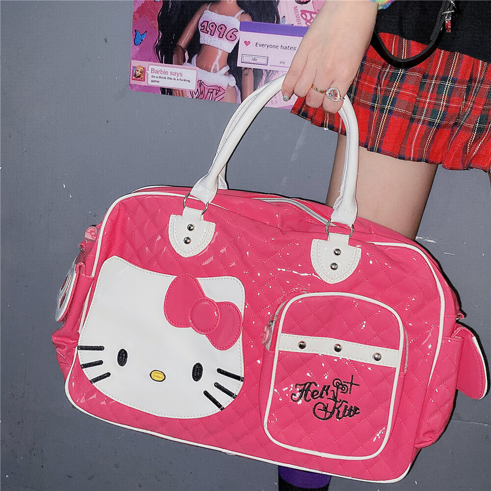 “HELLO KITTY”  PU HIGH-CAPACITY HANDBAG BY07289