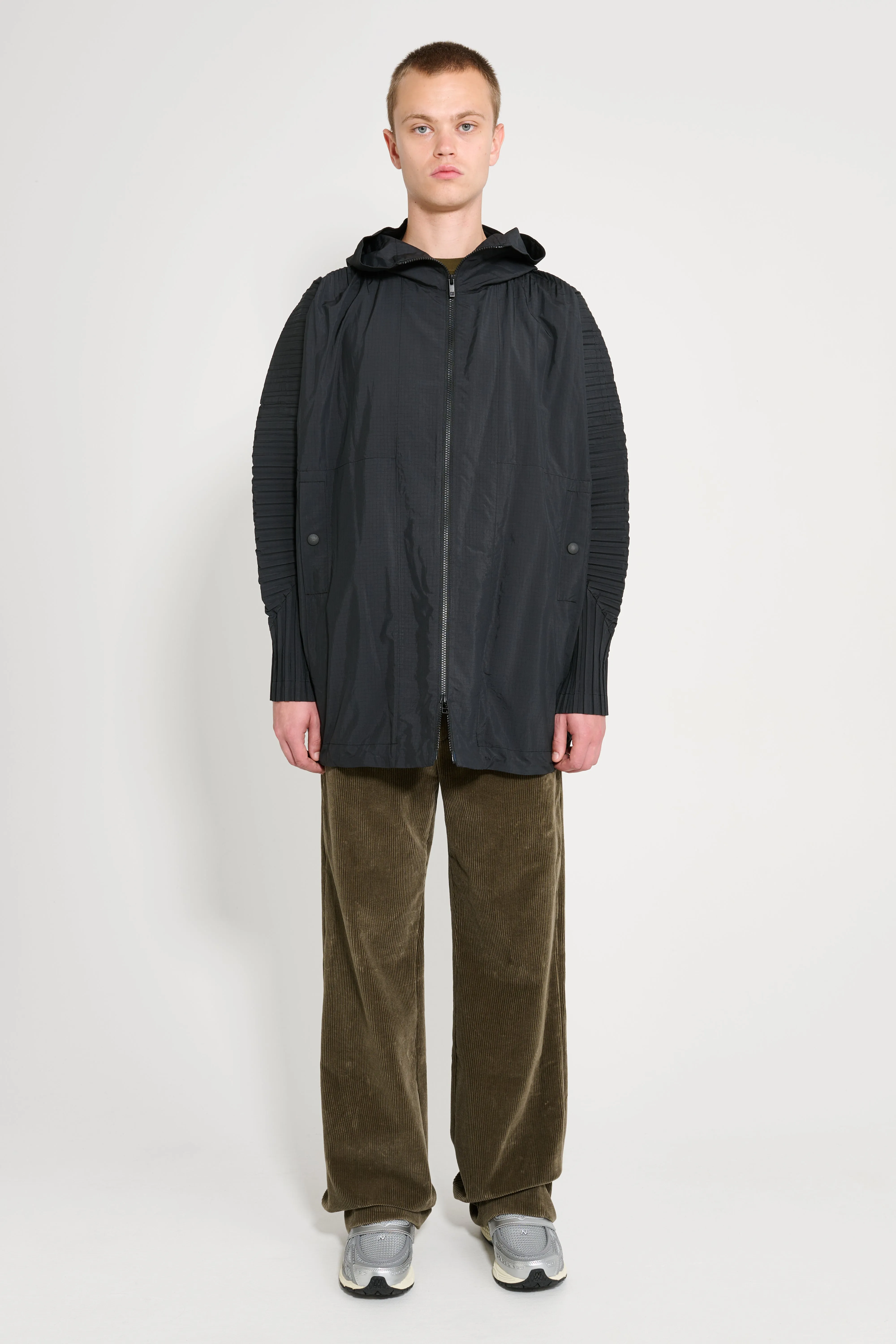 Homme Plissé Issey Miyake Cascade Jacket Black