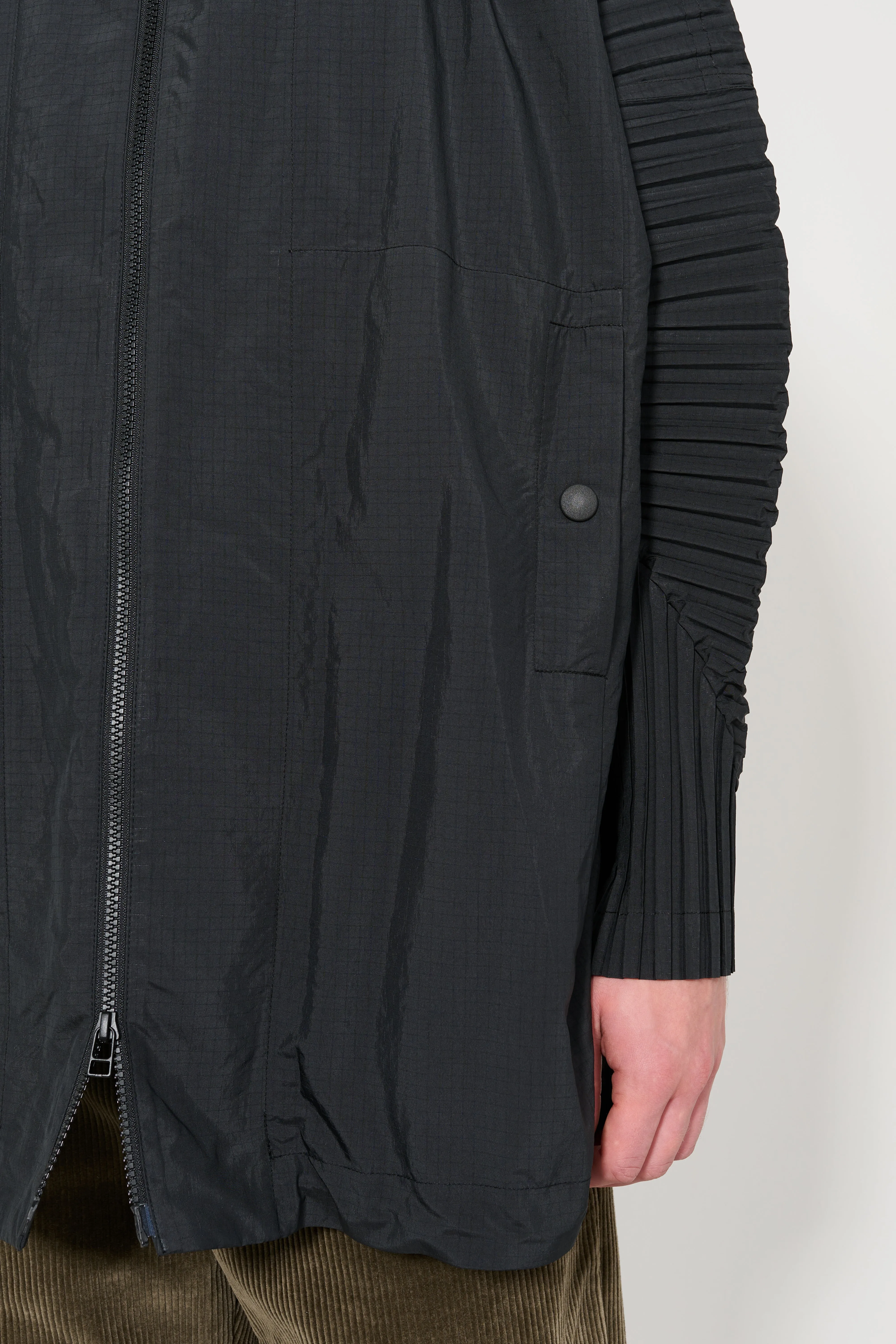 Homme Plissé Issey Miyake Cascade Jacket Black