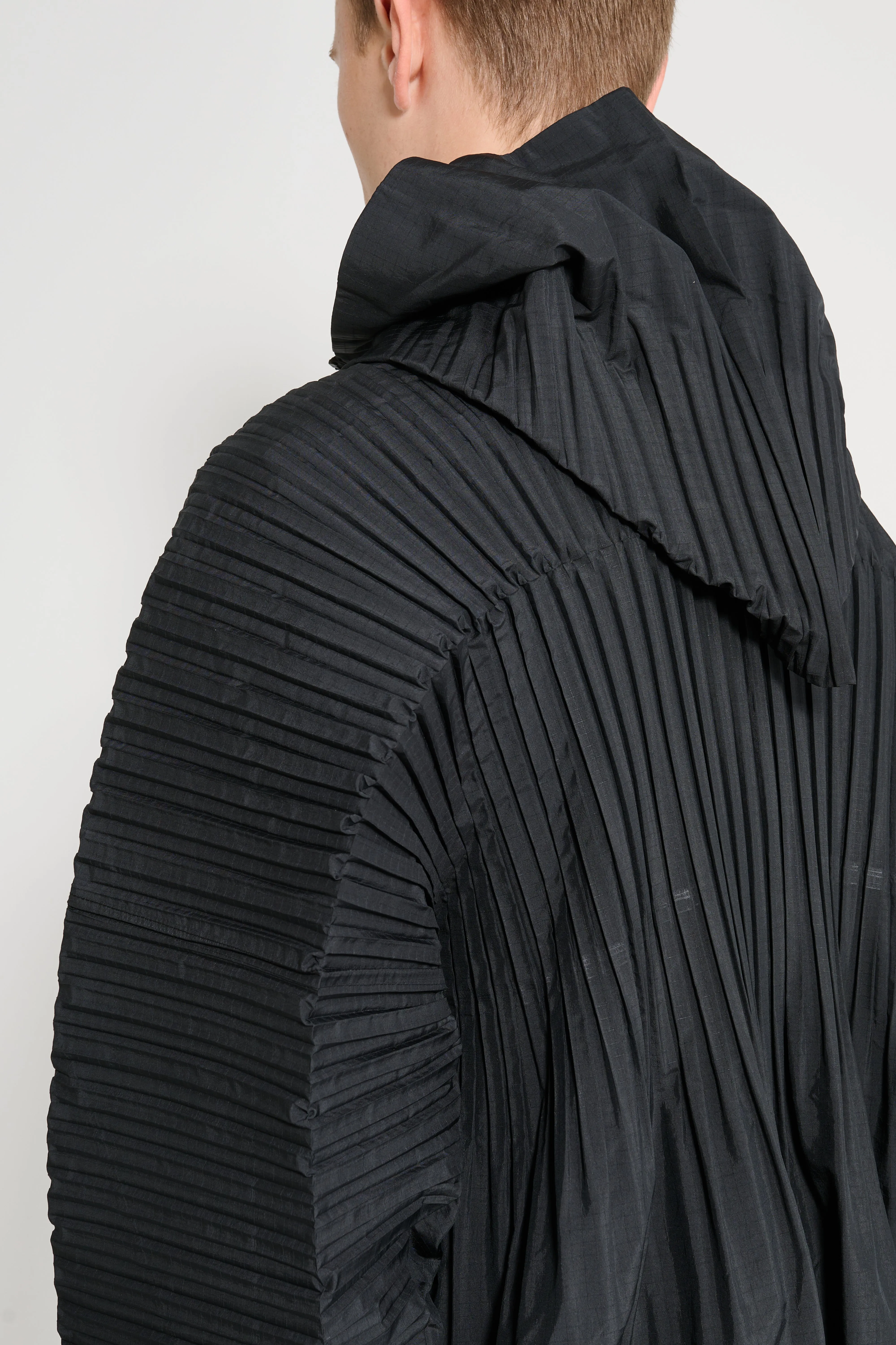 Homme Plissé Issey Miyake Cascade Jacket Black