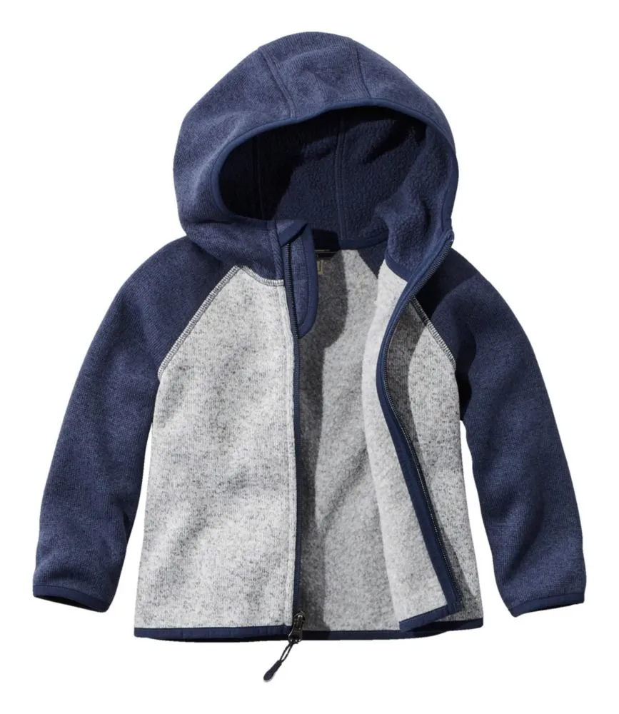 Infants' and Toddlers' L.L.Bean Sweater Fleece, Hooded Colorblock