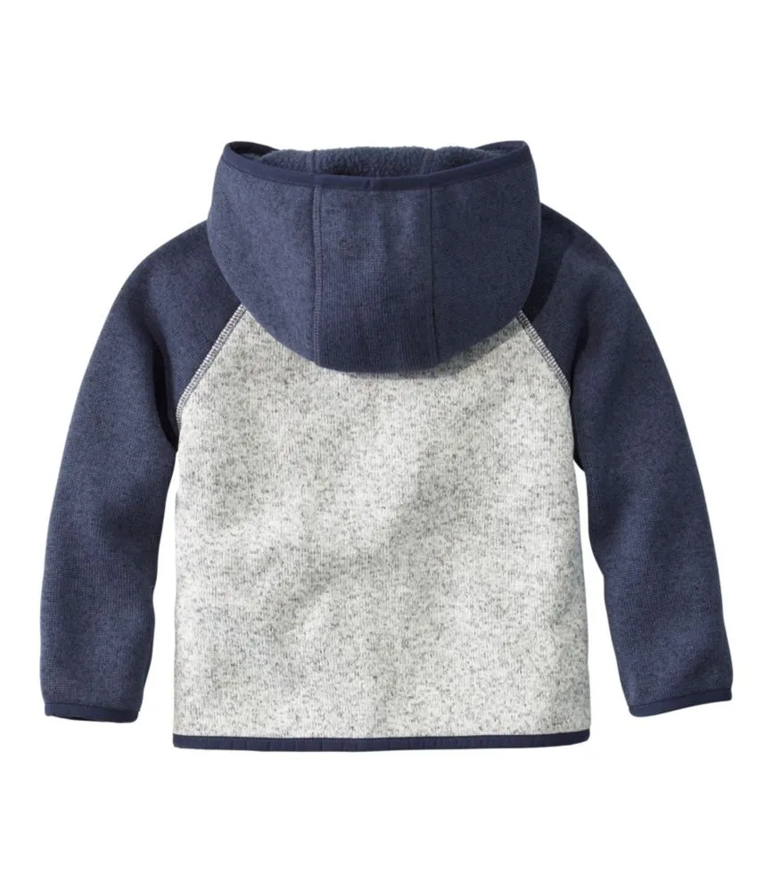 Infants' and Toddlers' L.L.Bean Sweater Fleece, Hooded Colorblock