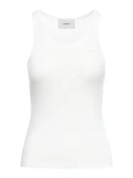 JERSEY TANK TOP WITH EMBROIDERED LOGO