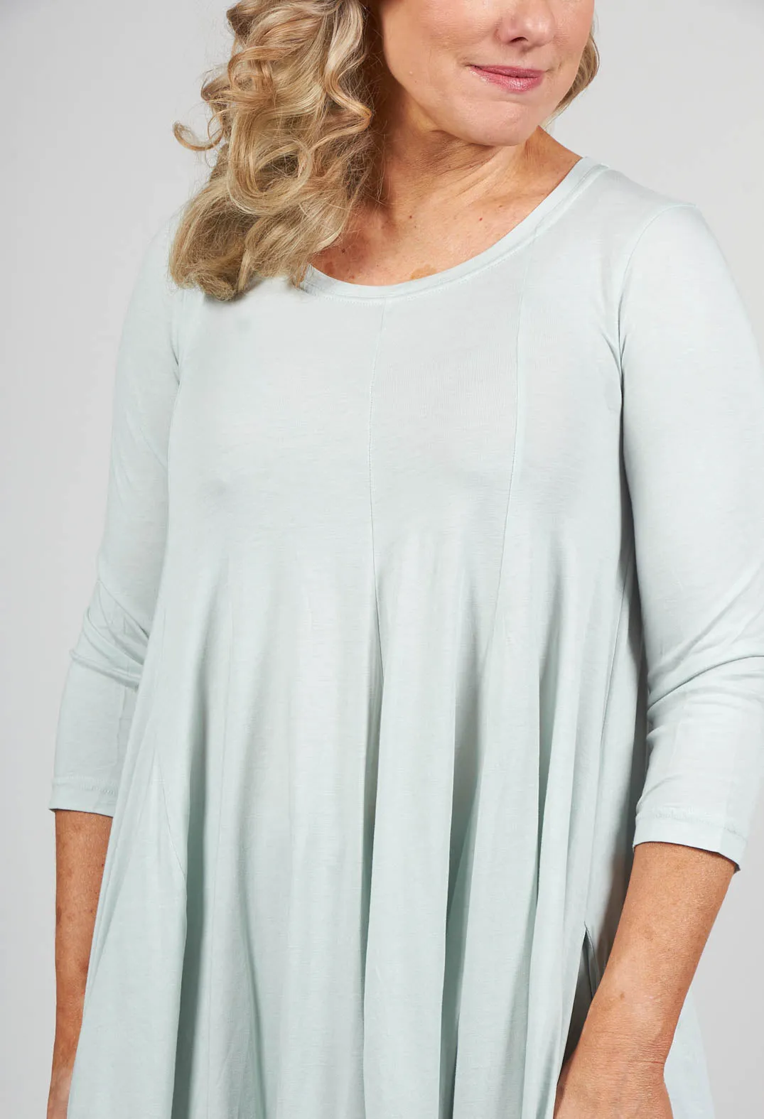 Jersey Tunic Top in Sky