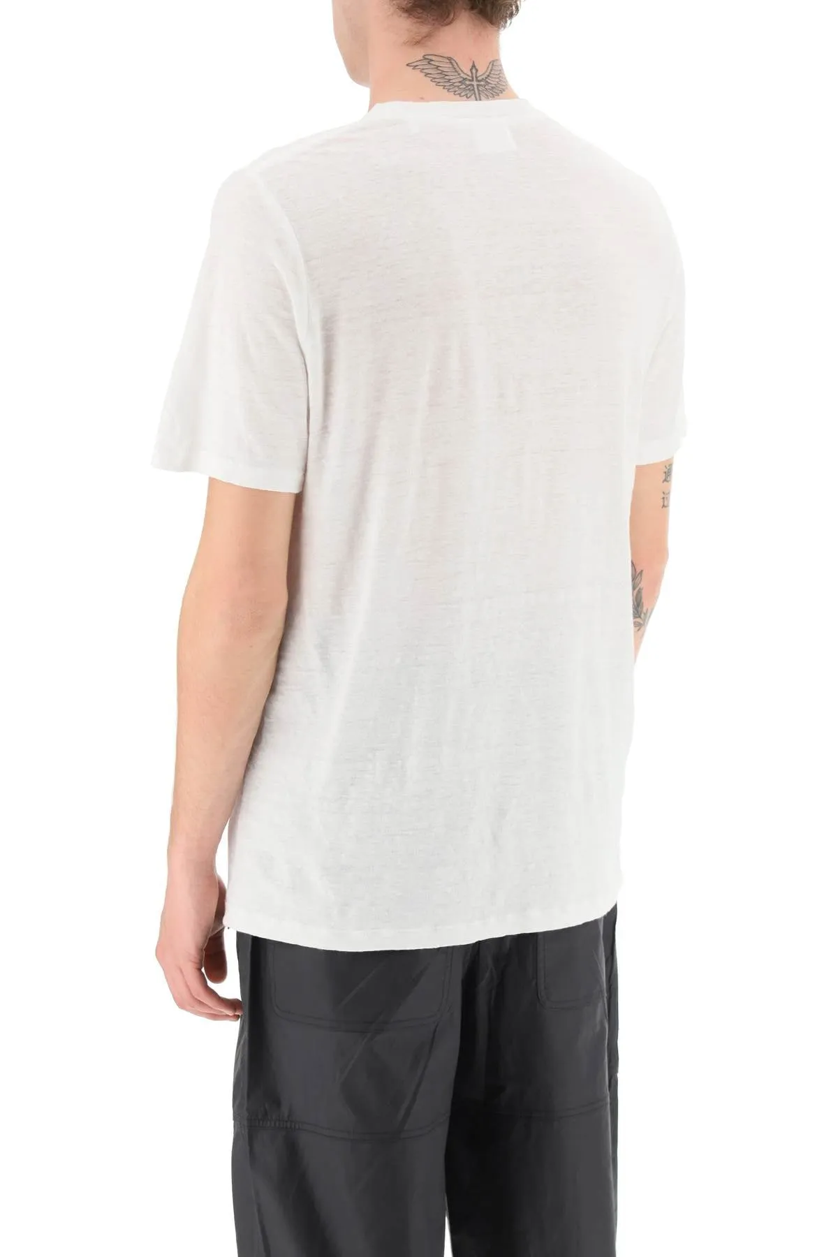 karman linen logo t-shirt