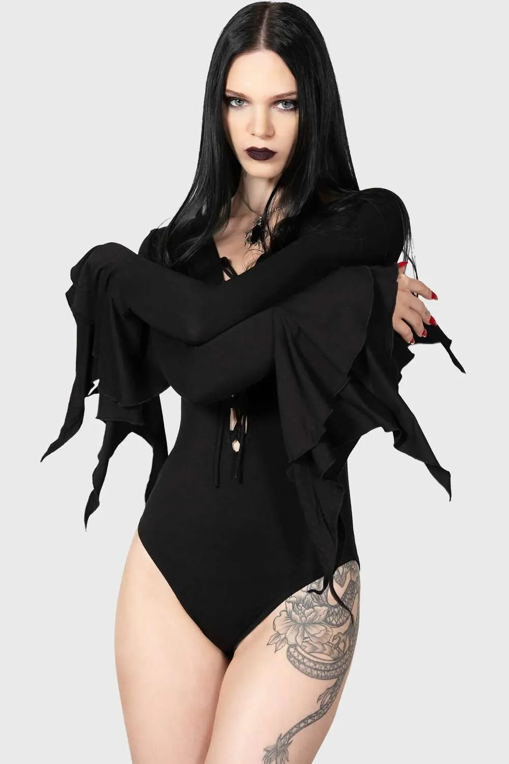 Killstar - Black Roses Bodysuit | Dark Ages