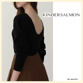 KINDERSALMON  |V-neck & Crew neck