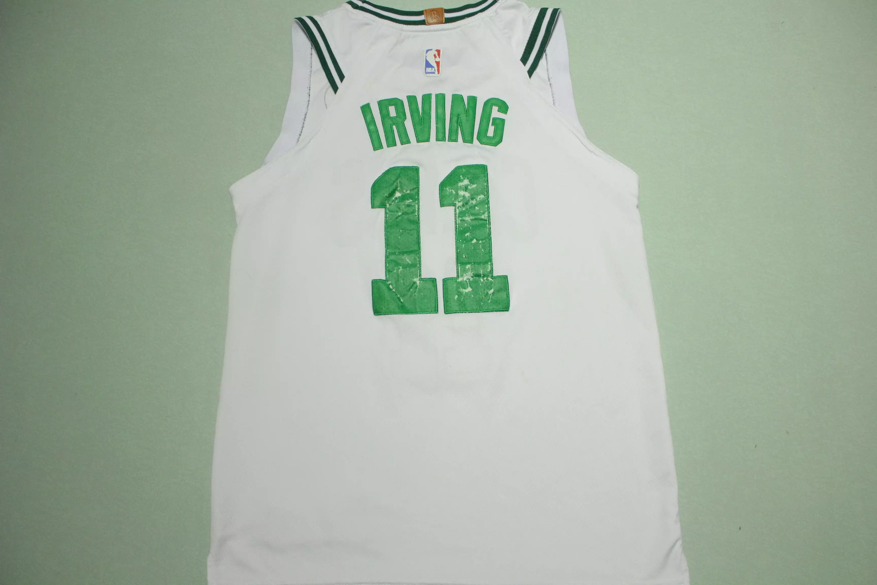 Kyrie Irving Boston Celtics #11 Nike 17 GE Patch Basketball Tank Top Jersey