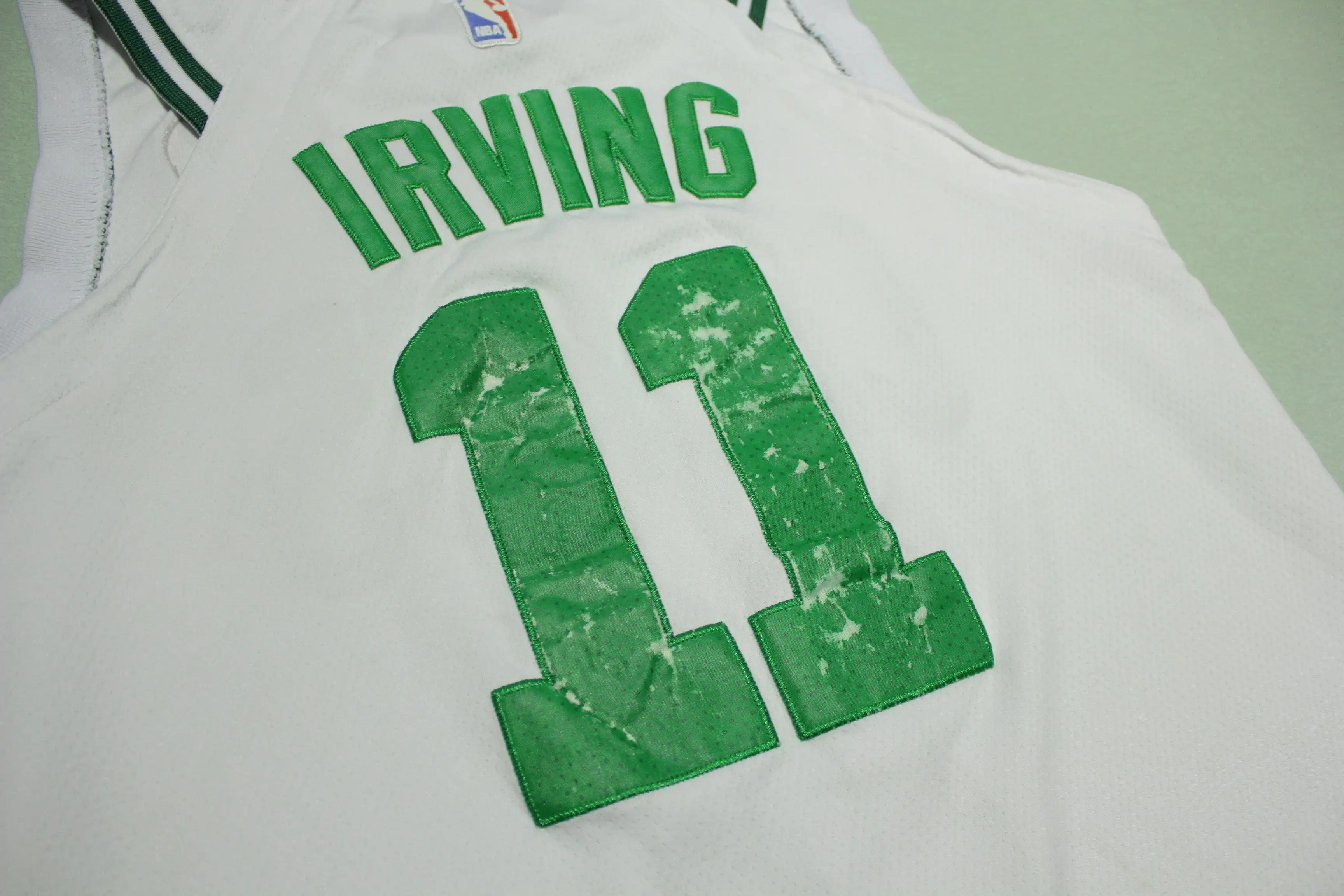 Kyrie Irving Boston Celtics #11 Nike 17 GE Patch Basketball Tank Top Jersey