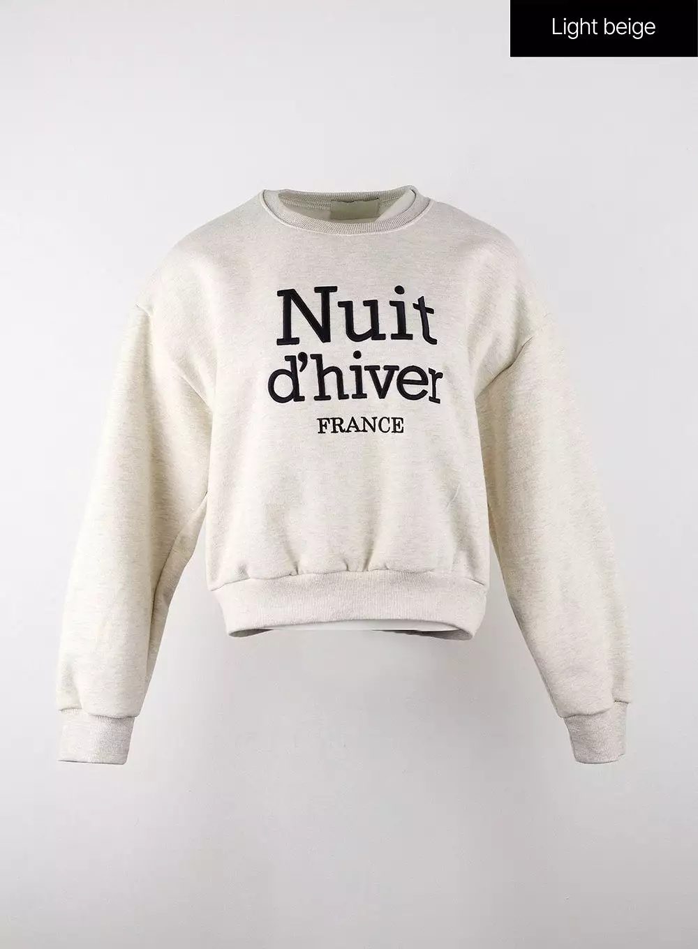 Lettering Crew Neck Sweatshirt OD329