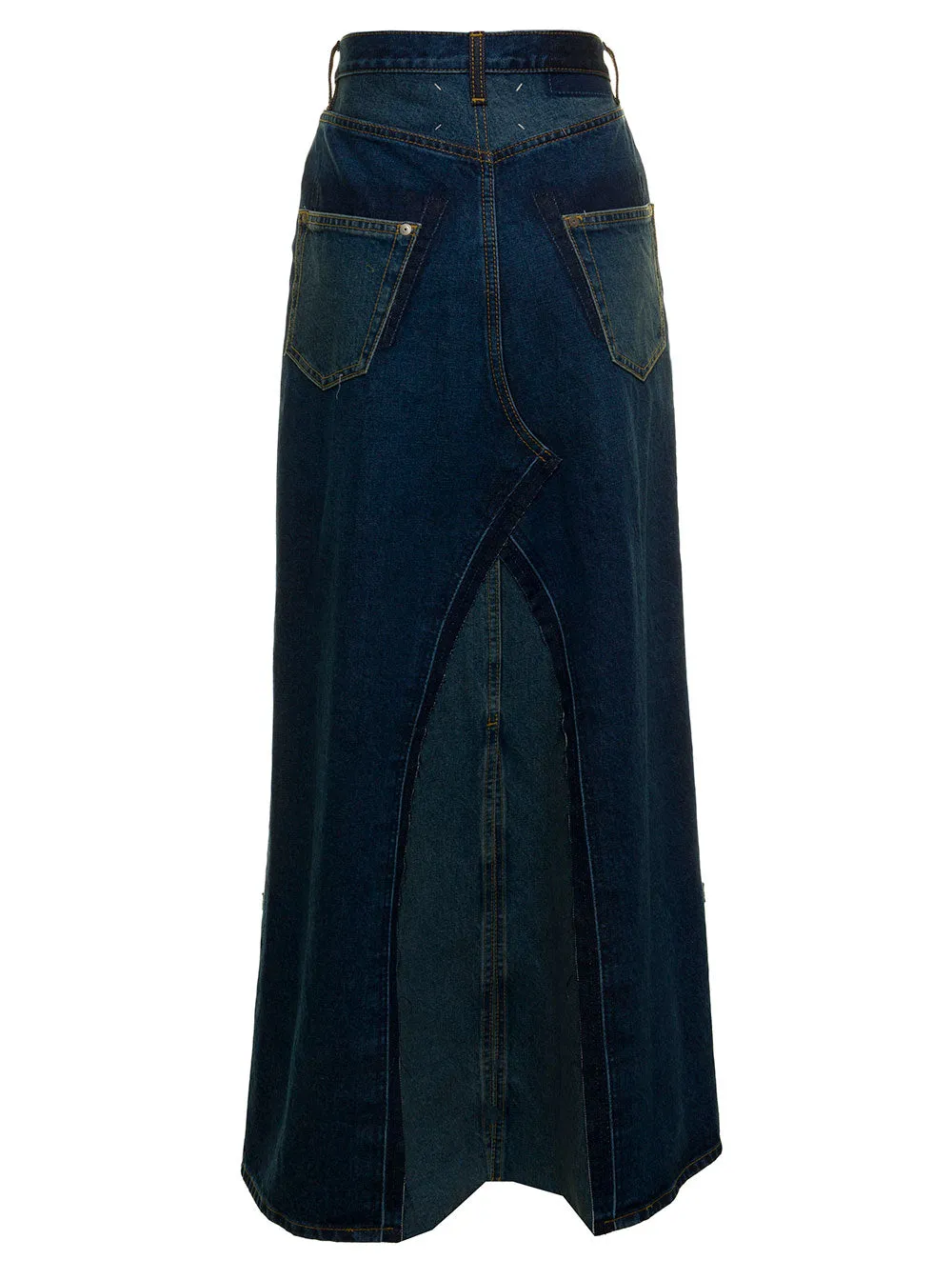 Maison Margiela A-Line Midi Denim Skirt