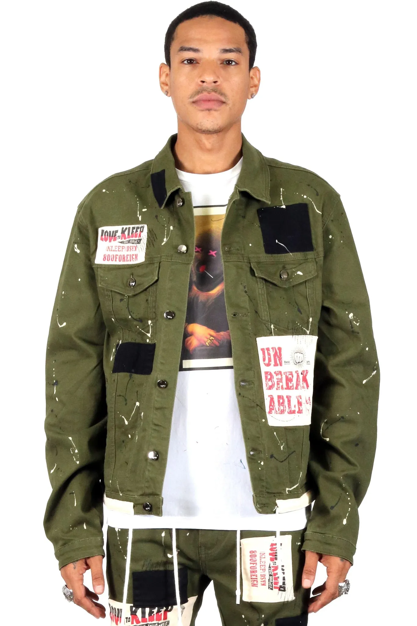 MEN KLEEP PREMIUM TWILL DENIM JACKET